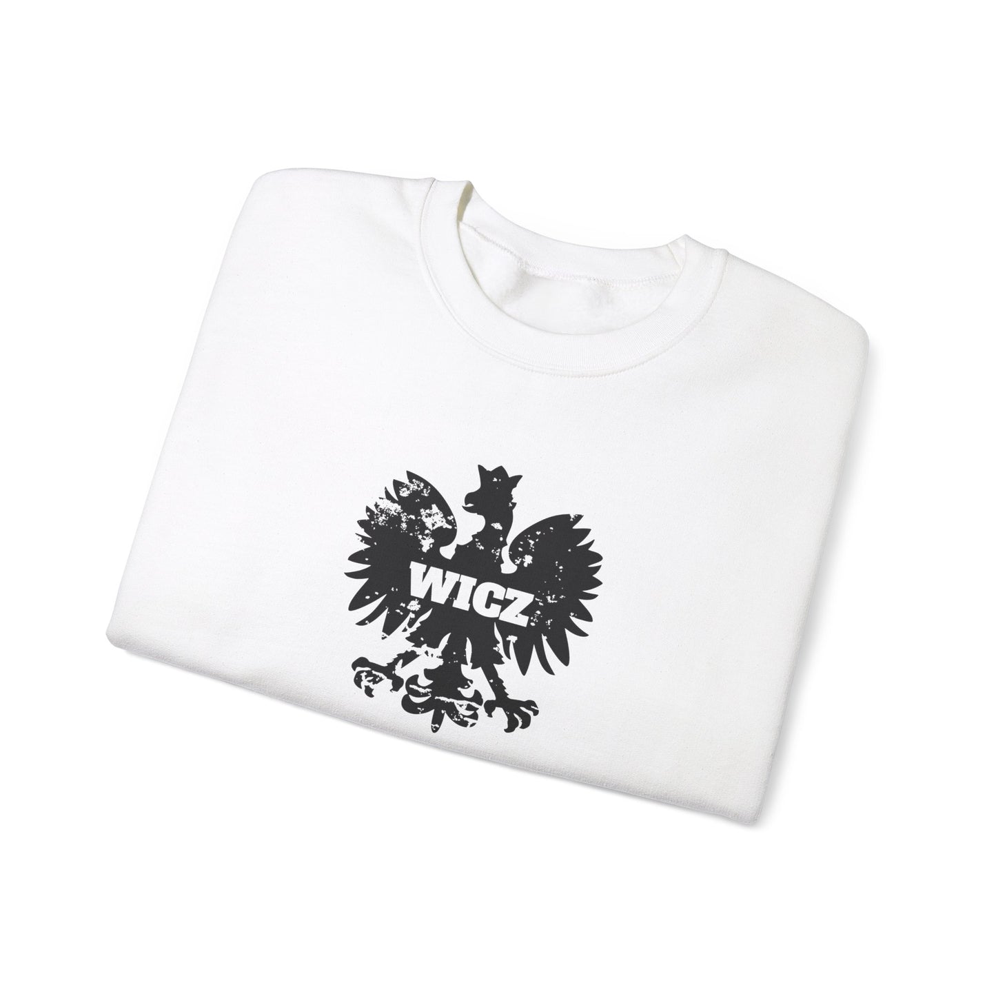 Polish Surnmame , Wicz, Polish Pride, Polish Gifts, Unisex Heavy Blend™ Crewneck Sweatshirt