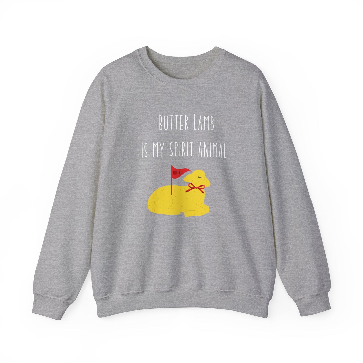 Butter Lamb Polish Pride, Polish Gifts, Unisex Heavy Blend Crewneck Sweatshirt