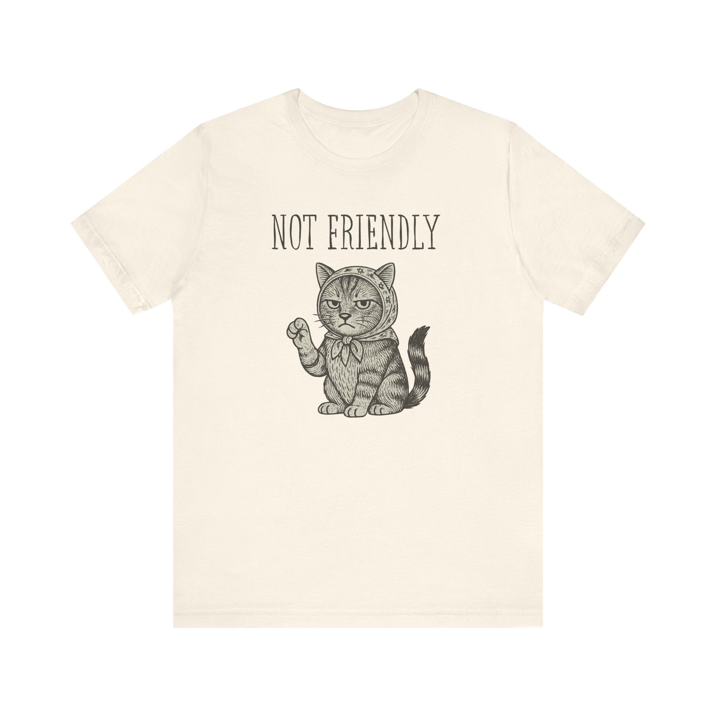 Babushka Cat T-Shirt, Snarky Funny Cat Lover Unisex Tee