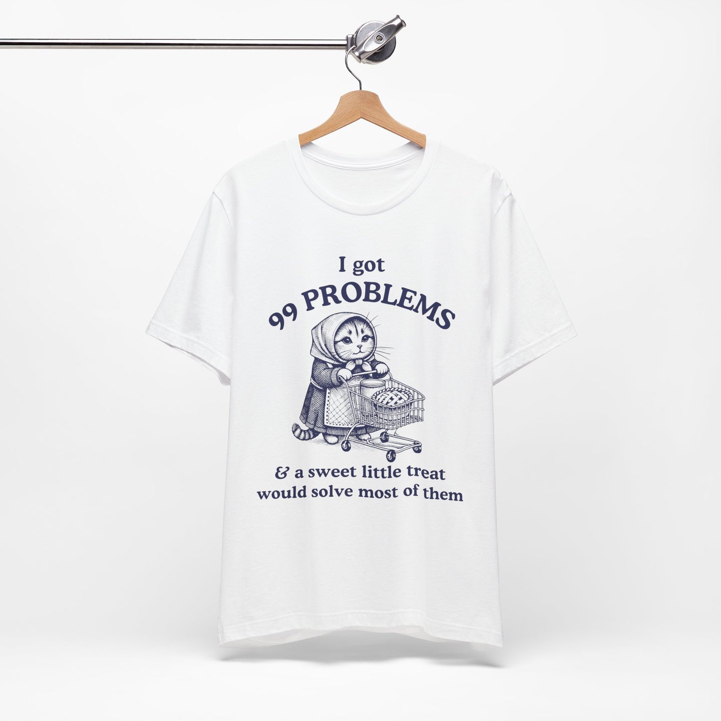 Babushka Cat-99 Problems, Cat Lover Unisex Graphic Tee