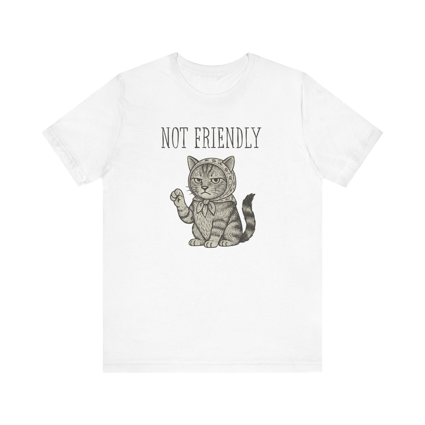 Babushka Cat T-Shirt, Snarky Funny Cat Lover Unisex Tee