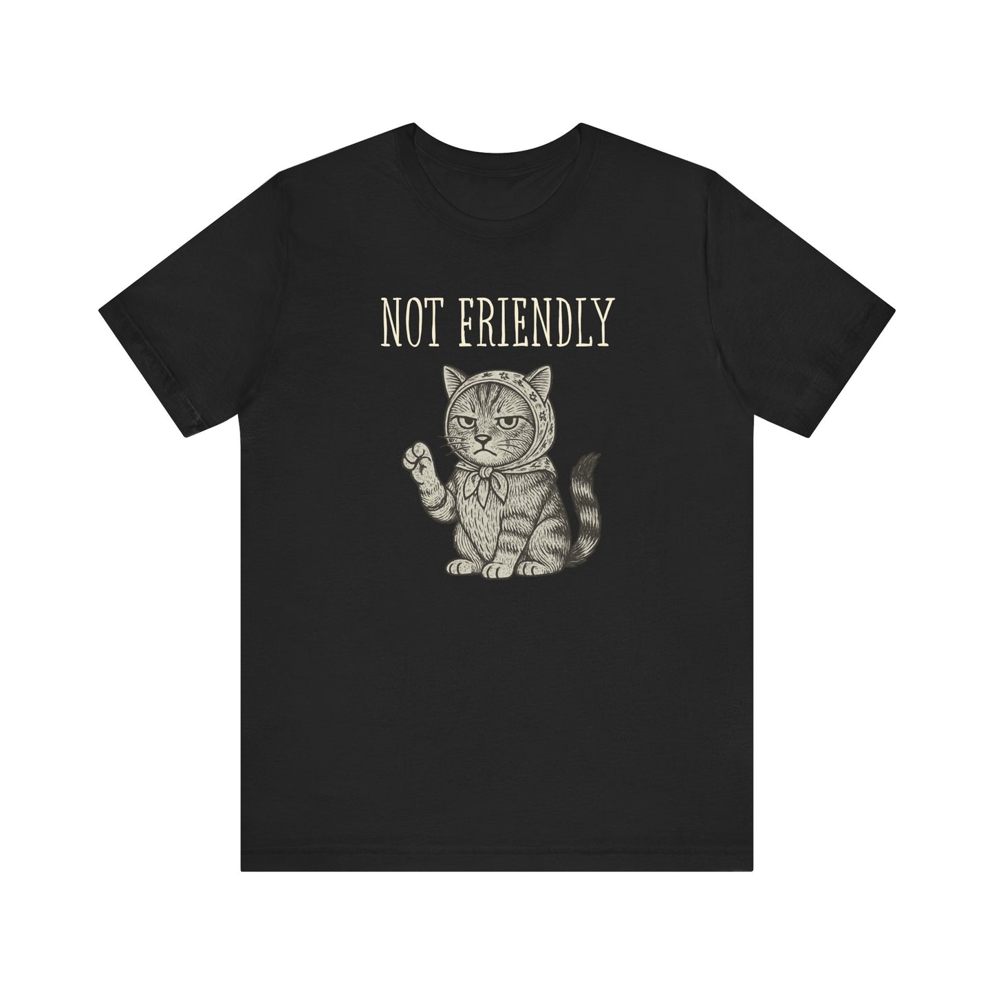 Babushka Cat T-Shirt, Snarky Funny Cat Lover Unisex Tee