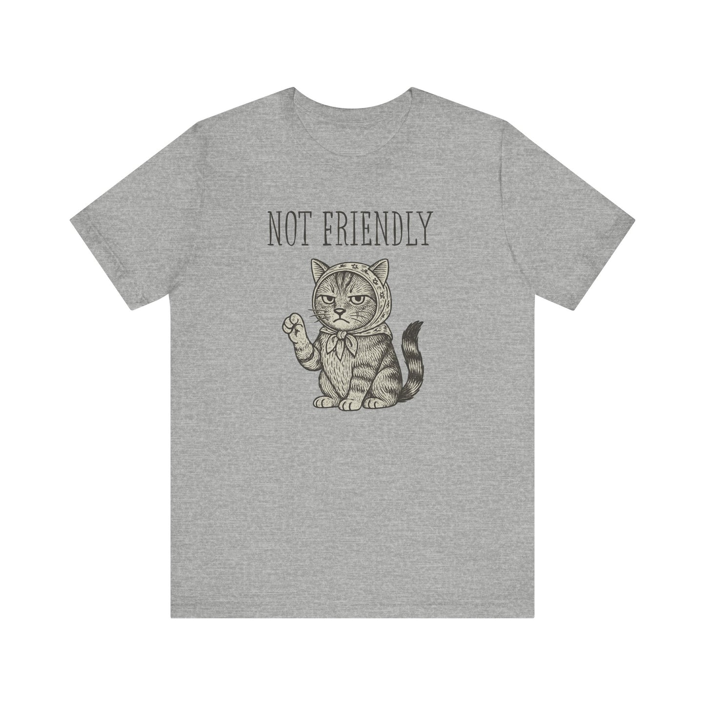 Babushka Cat T-Shirt, Snarky Funny Cat Lover Unisex Tee