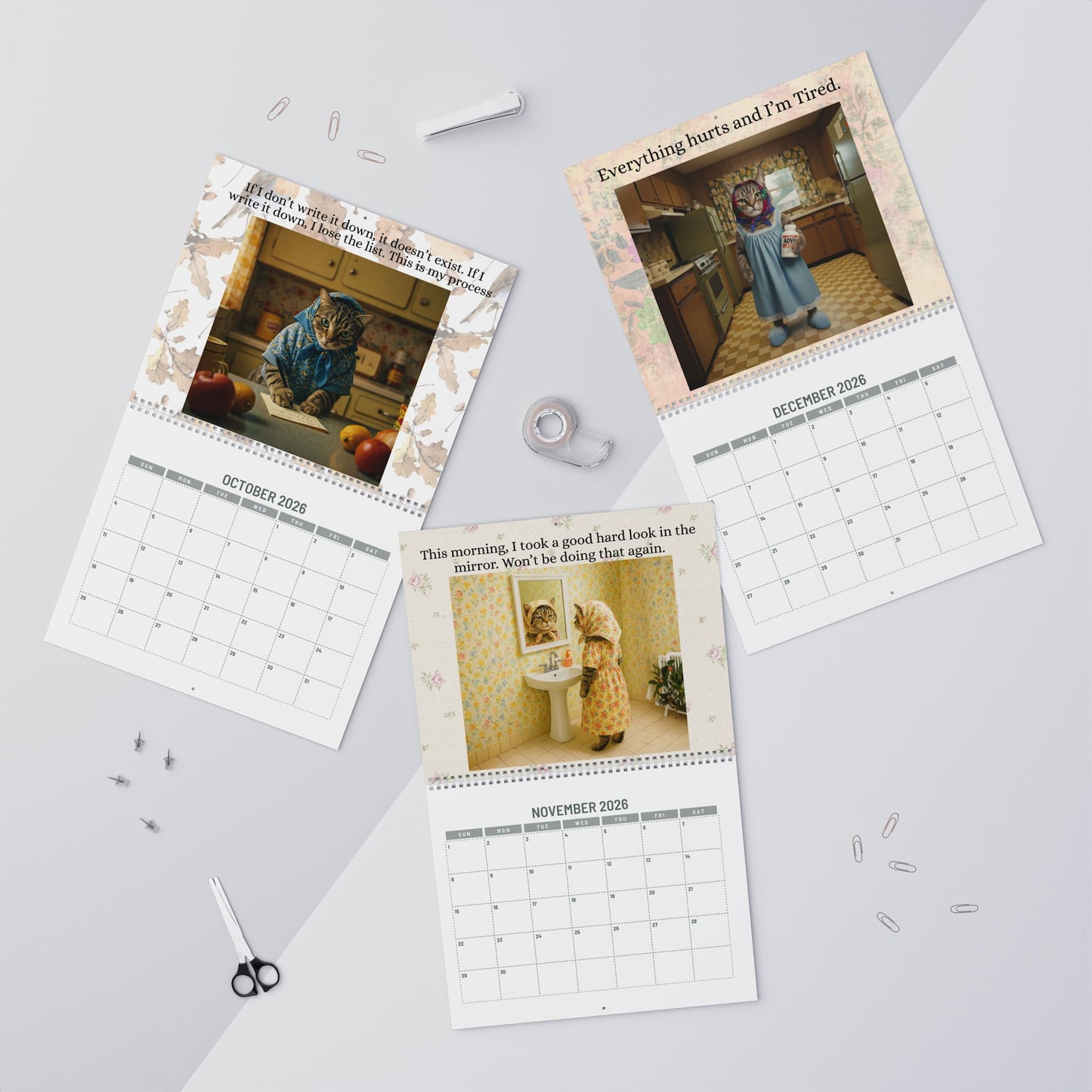 Best of Babushka Cat Memes- 2026 Babushka Cat Wall Calendar