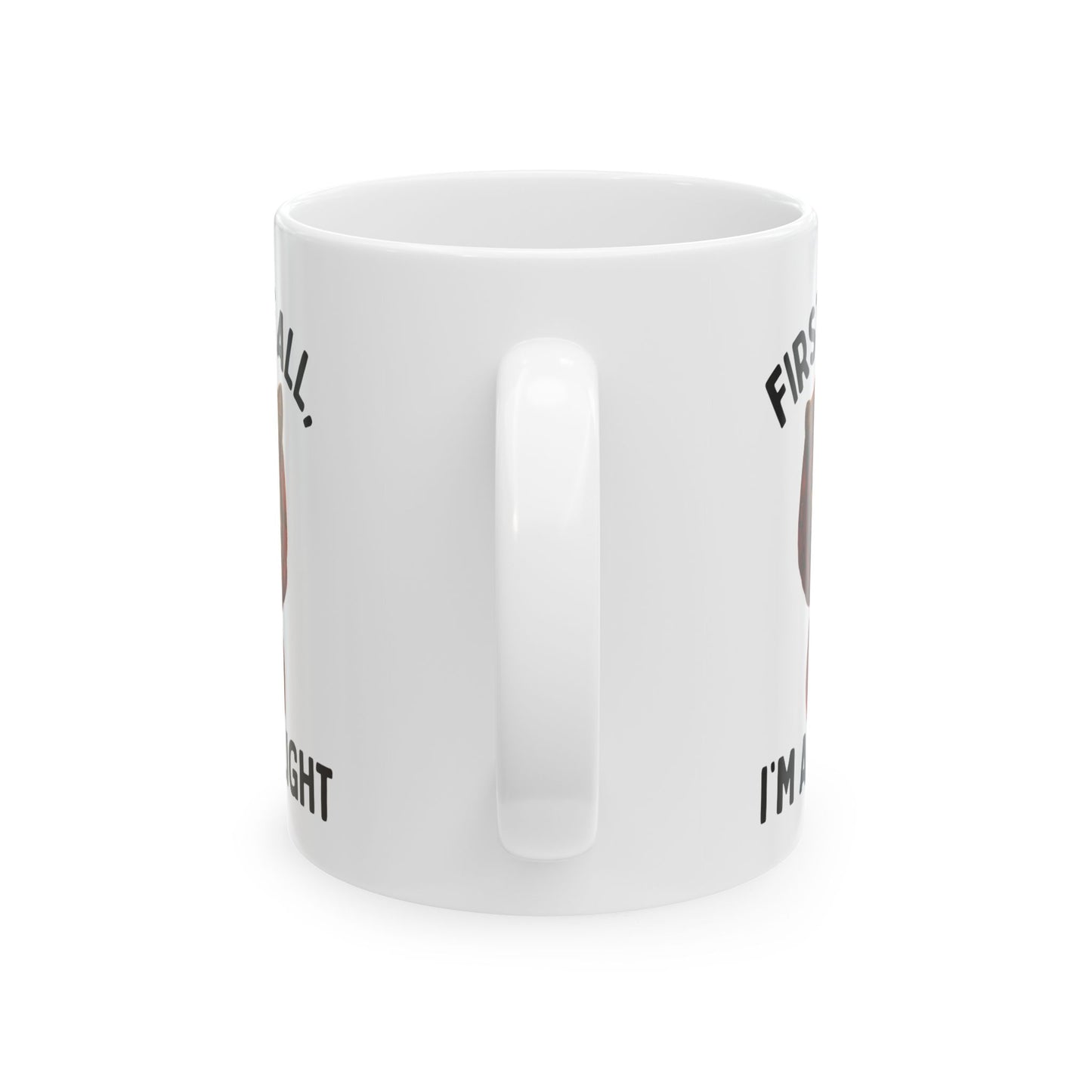 Ceramic Mug - Babushka Cat I'm a Delight Snarky Cat