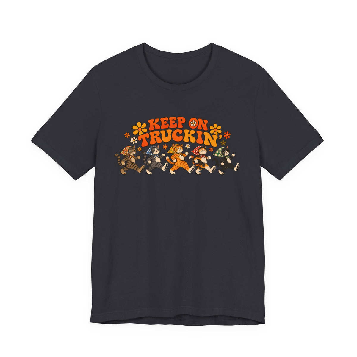 Babushka Cat Keep on Truckin' Unisex Jersey Short Sleeve Tee