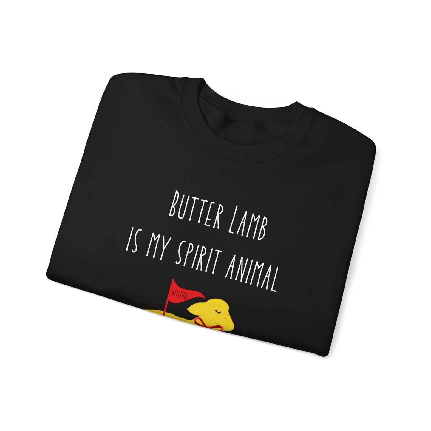 Butter Lamb Polish Pride, Polish Gifts, Unisex Heavy Blend Crewneck Sweatshirt