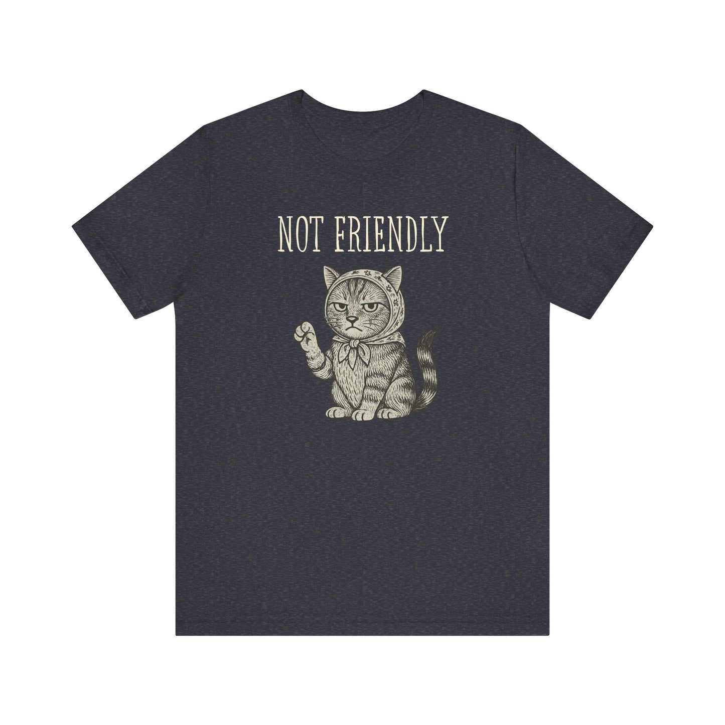 Babushka Cat T-Shirt, Snarky Funny Cat Lover Unisex Tee