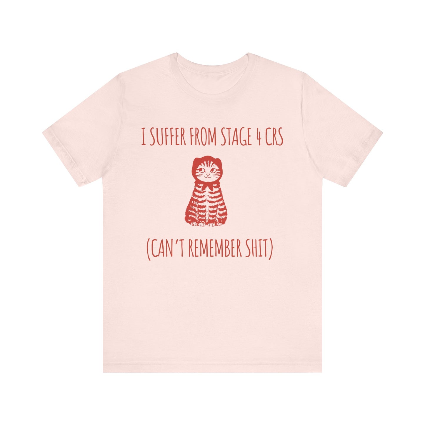 Babushka Cat Unisex Tee, Suffer from CRS, Aging Humor