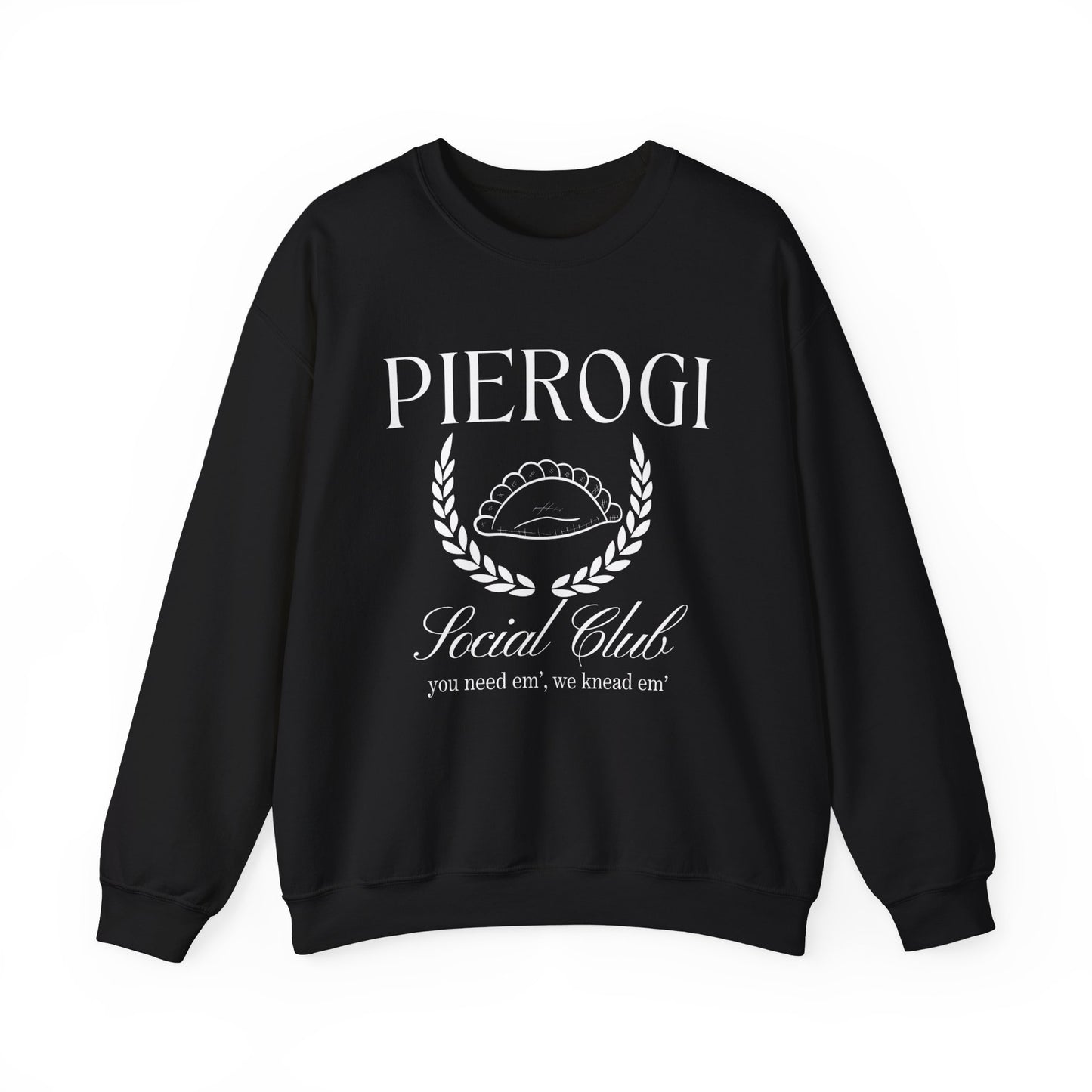 Pierogi Crew, Pierogi Maker Unisex Heavy Blend™ Crewneck Sweatshirt, Polish Pride, Pierogi Social Club