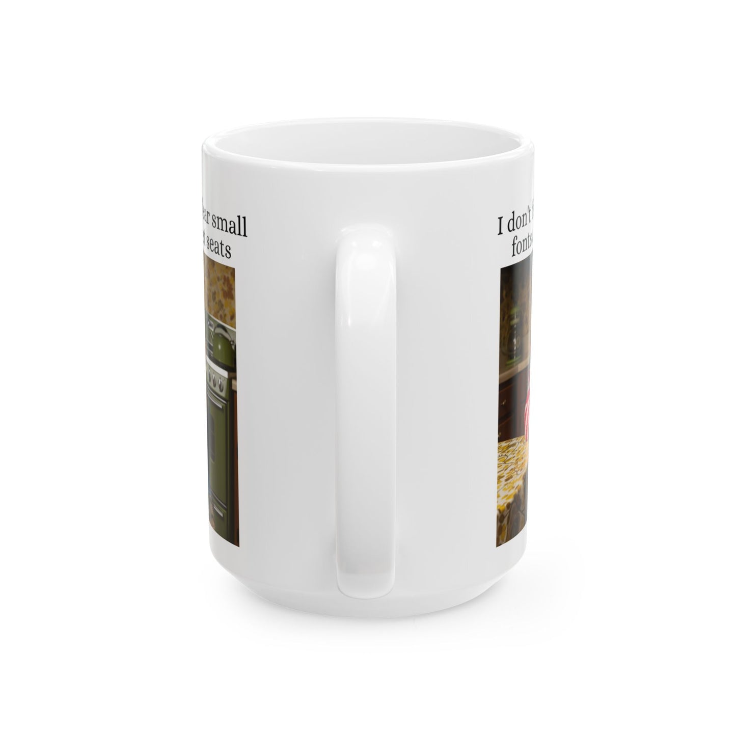 Babushka Cat, Funny Aging Mug Humor