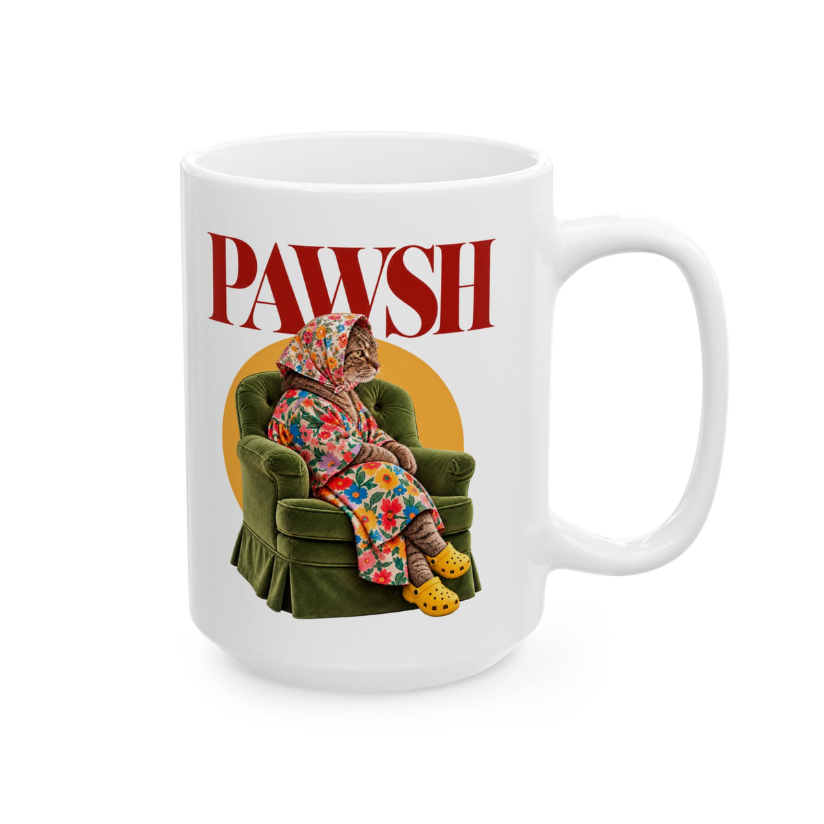 Babushka Cat Pawsh Icon Mug