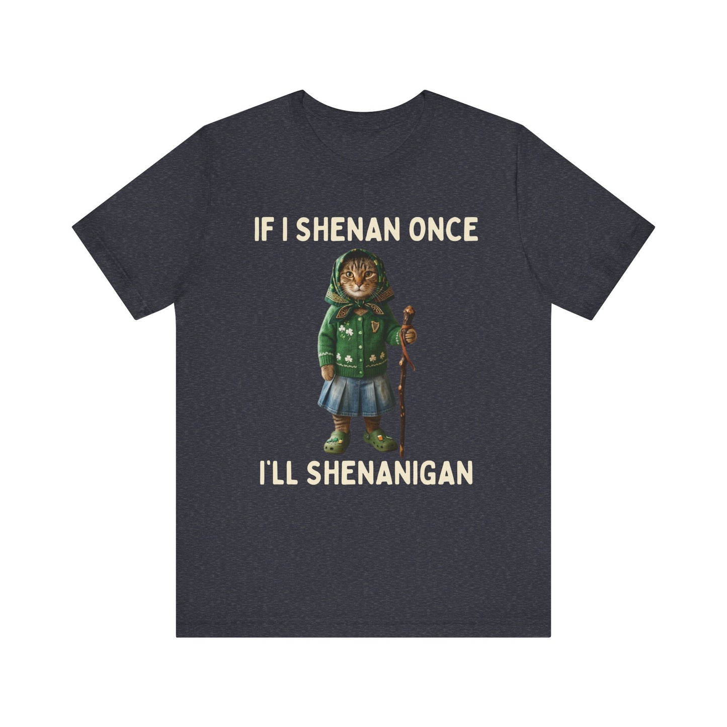 Babushka Cat Shenanigans Unisex Jersey Short Sleeve Tee