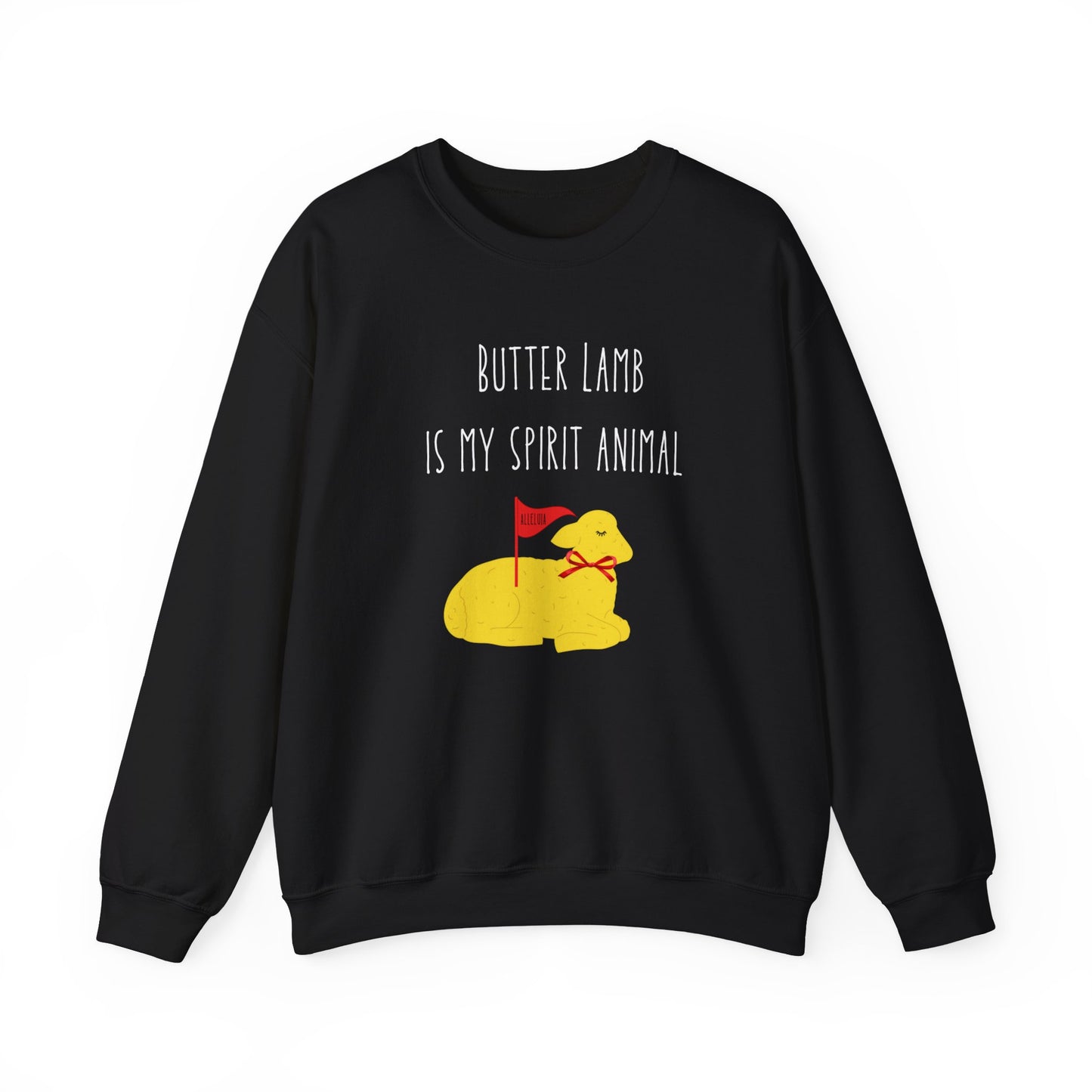 Butter Lamb Polish Pride, Polish Gifts, Unisex Heavy Blend Crewneck Sweatshirt