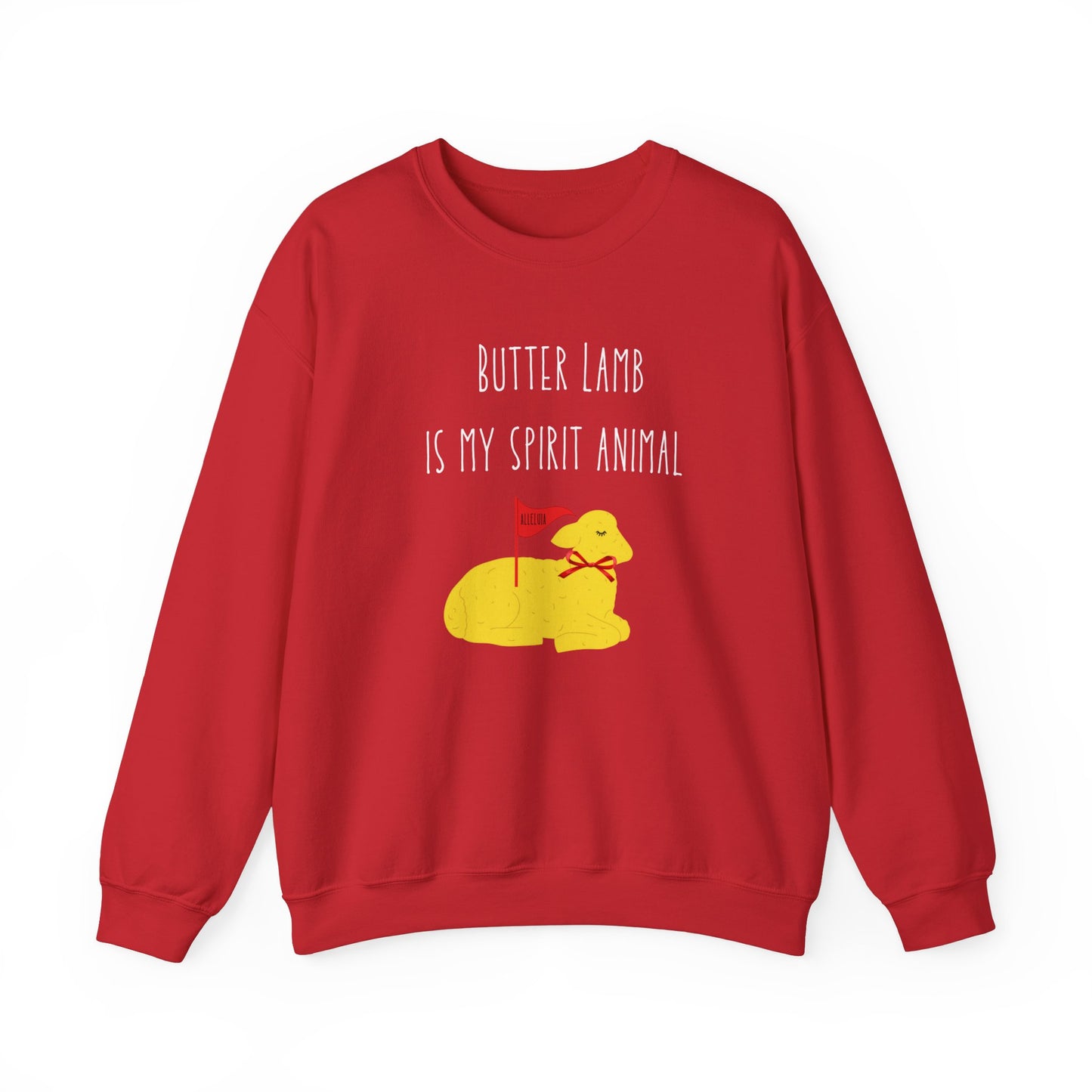 Butter Lamb Polish Pride, Polish Gifts, Unisex Heavy Blend Crewneck Sweatshirt