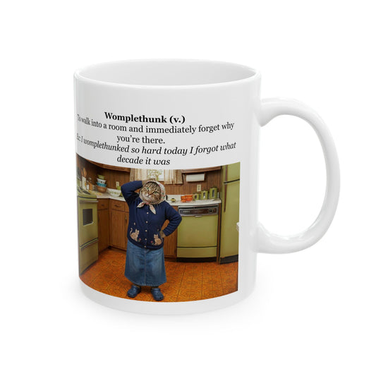 Babushka Cat Word of The Day- Wonklethump Ceramic Mug
