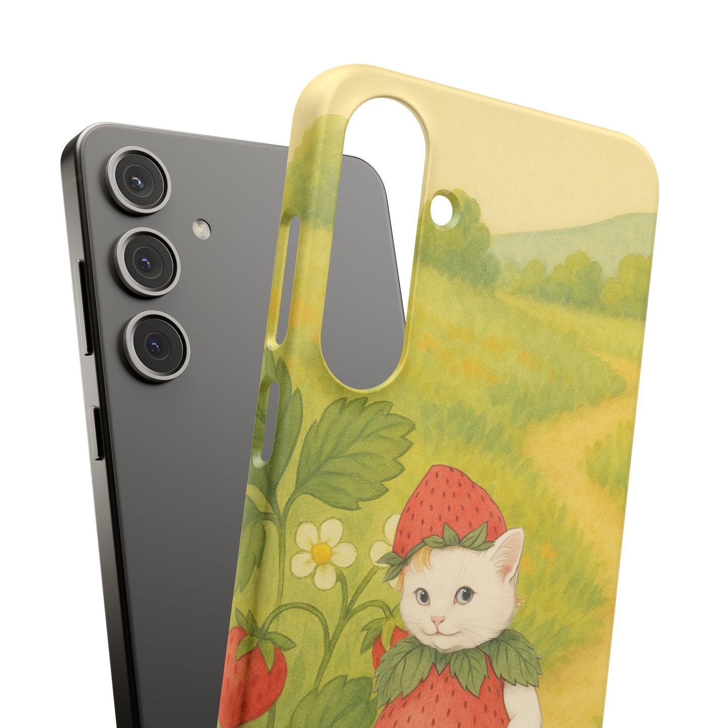 Strawberry Cat x Mother Earth's Children Snap Phone Case