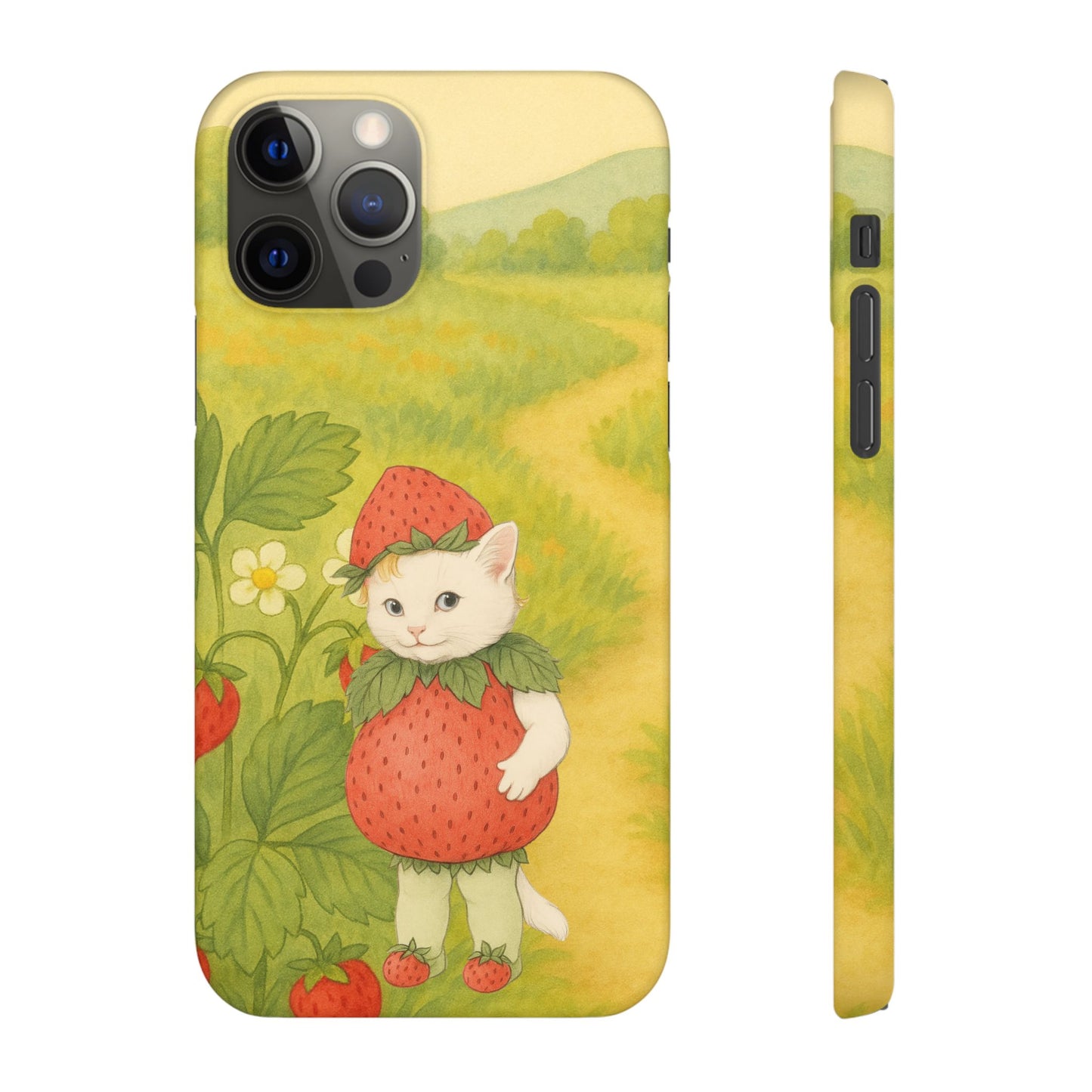 Strawberry Cat x Mother Earth's Children Snap Phone Case