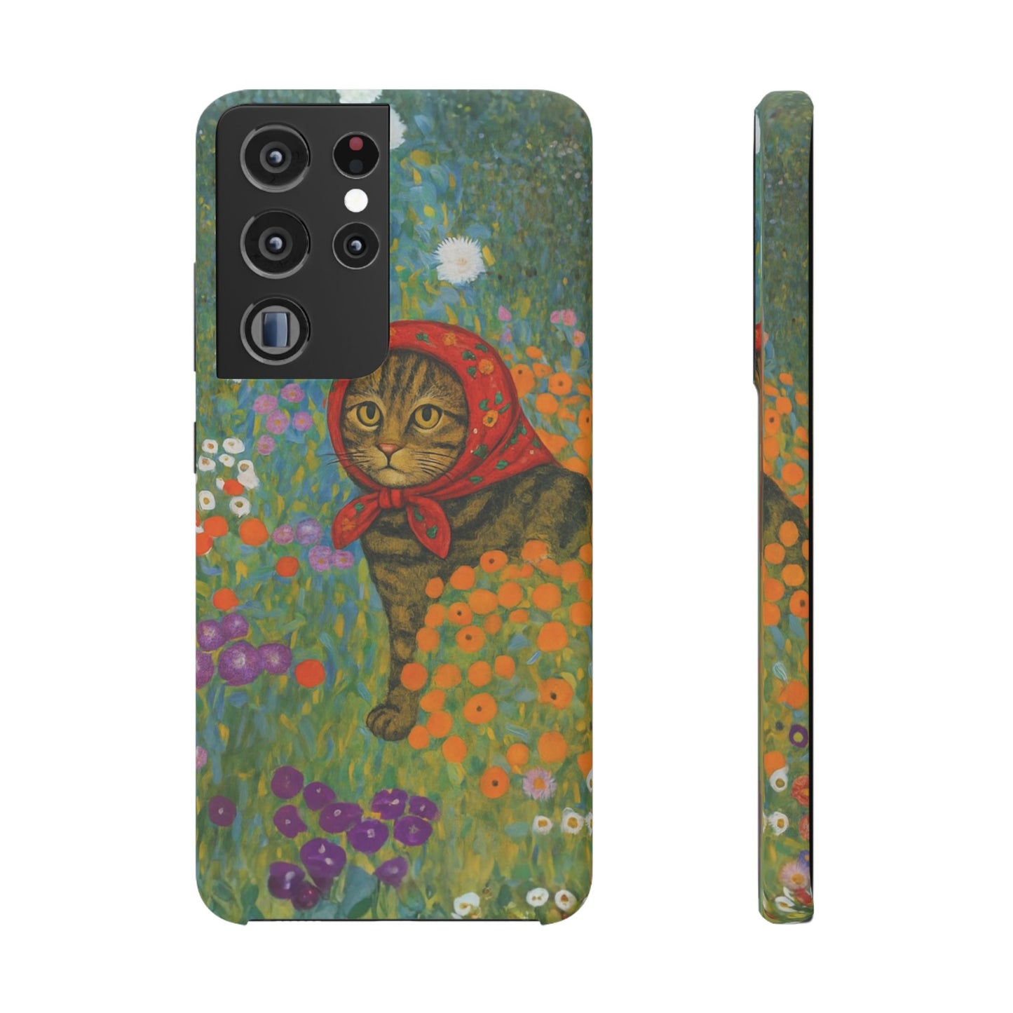 Babushka Cat Gusav Klimt Snap Phone Case