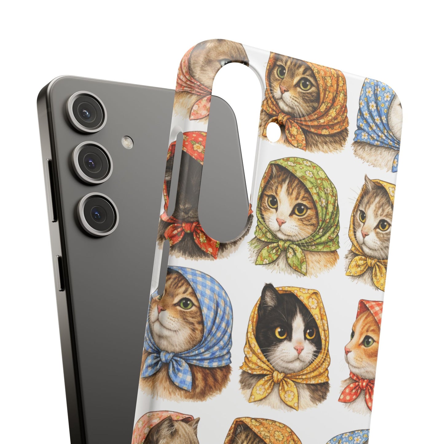 Babushka Cats Snap Phone Case