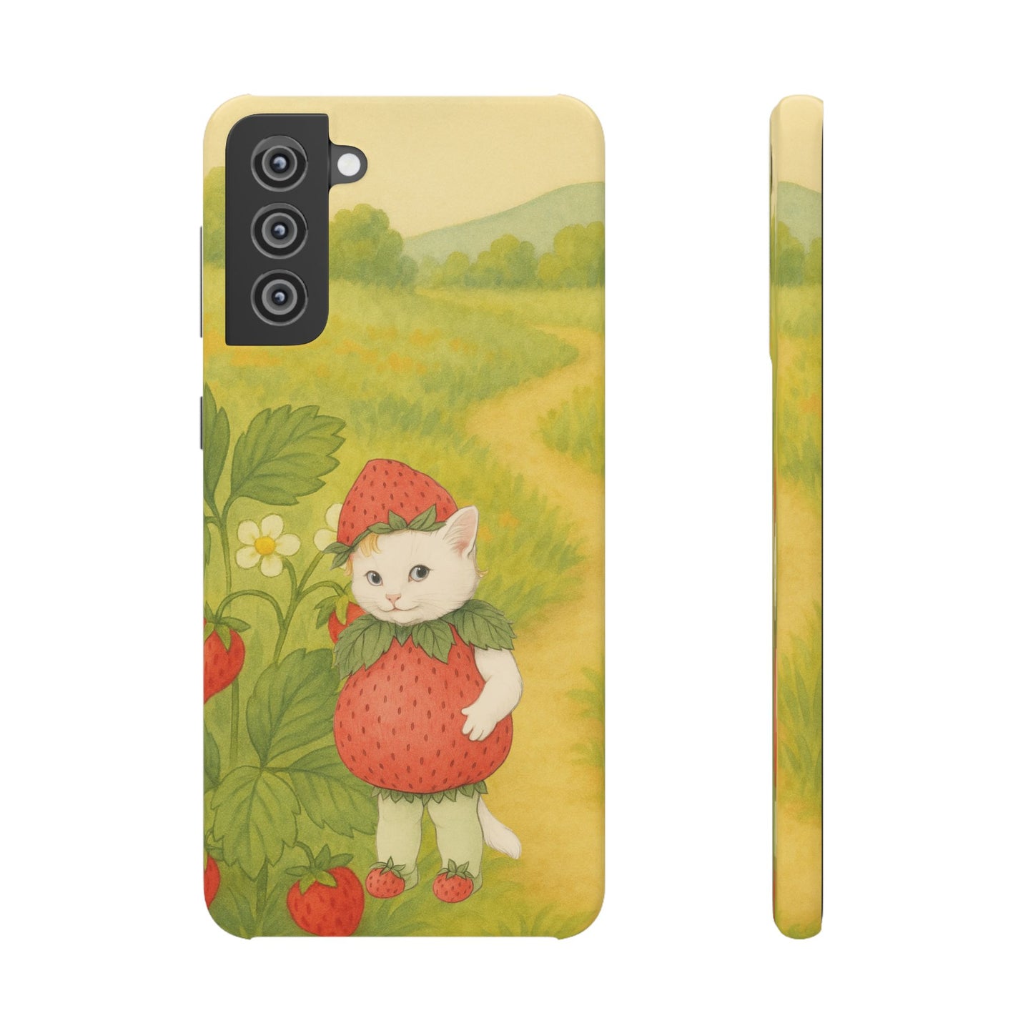 Strawberry Cat x Mother Earth's Children Snap Phone Case