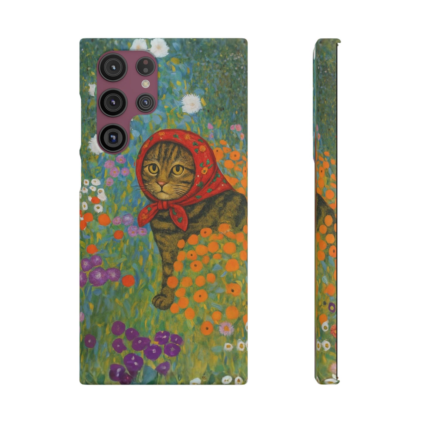 Babushka Cat Gusav Klimt Snap Phone Case