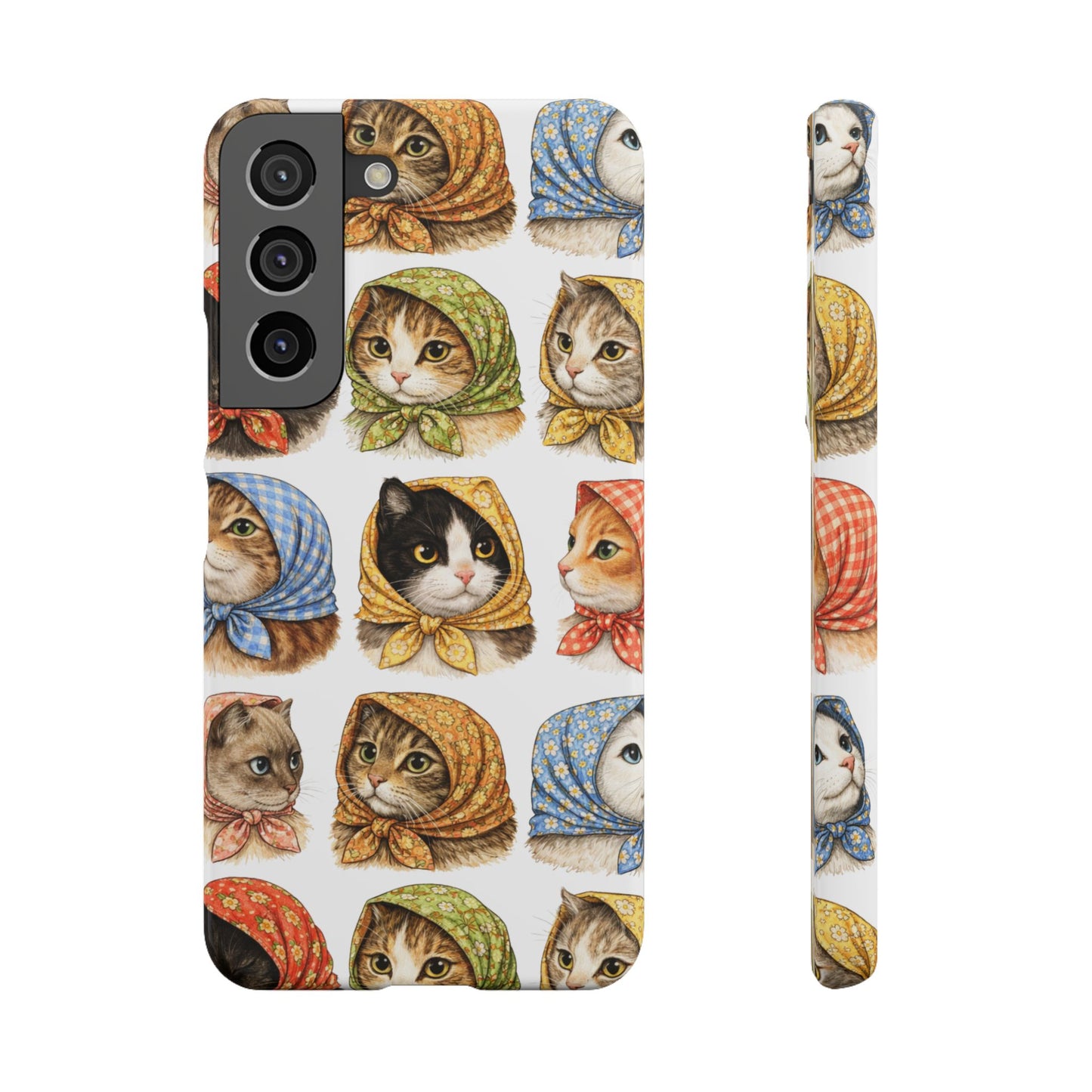 Babushka Cats Snap Phone Case