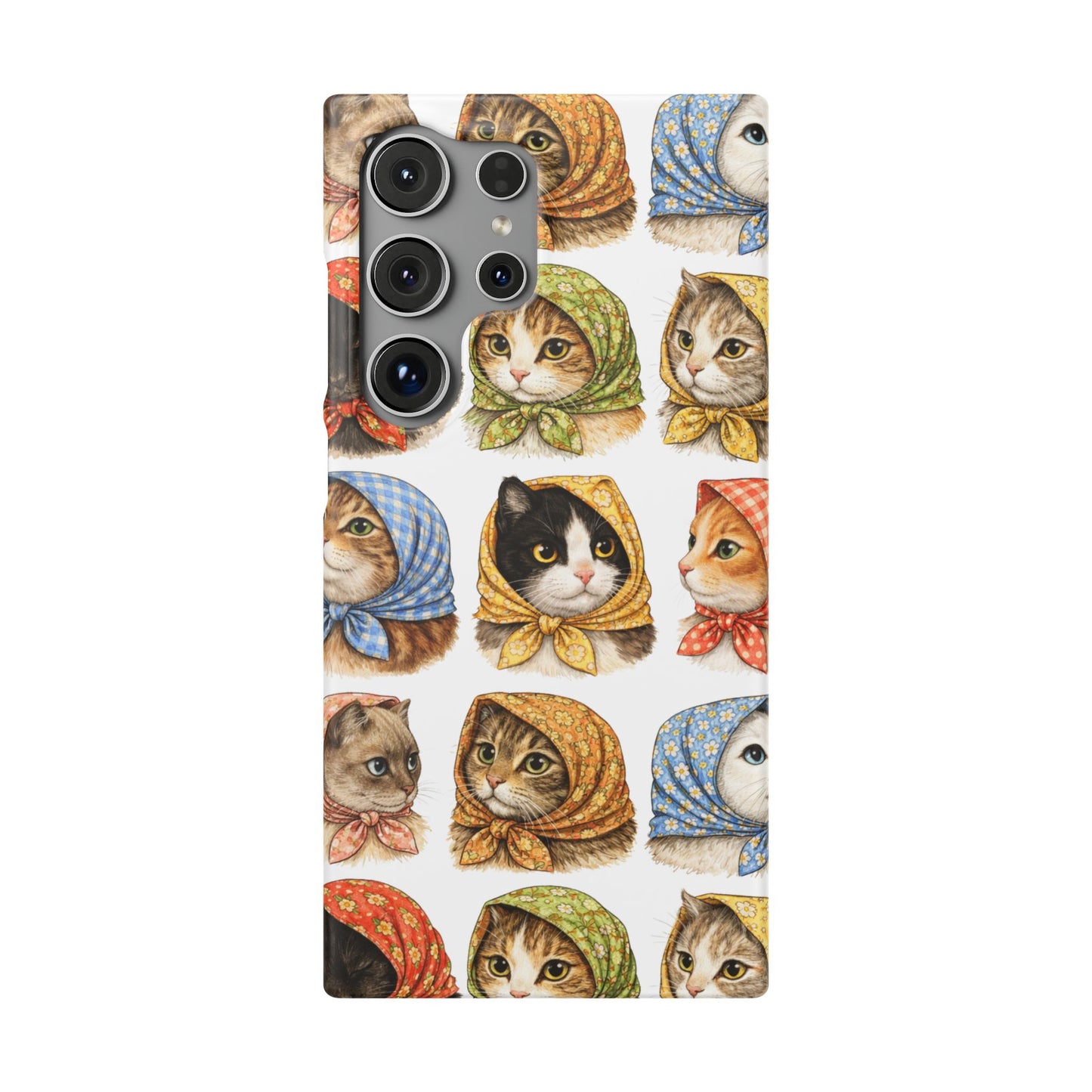 Babushka Cats Snap Phone Case