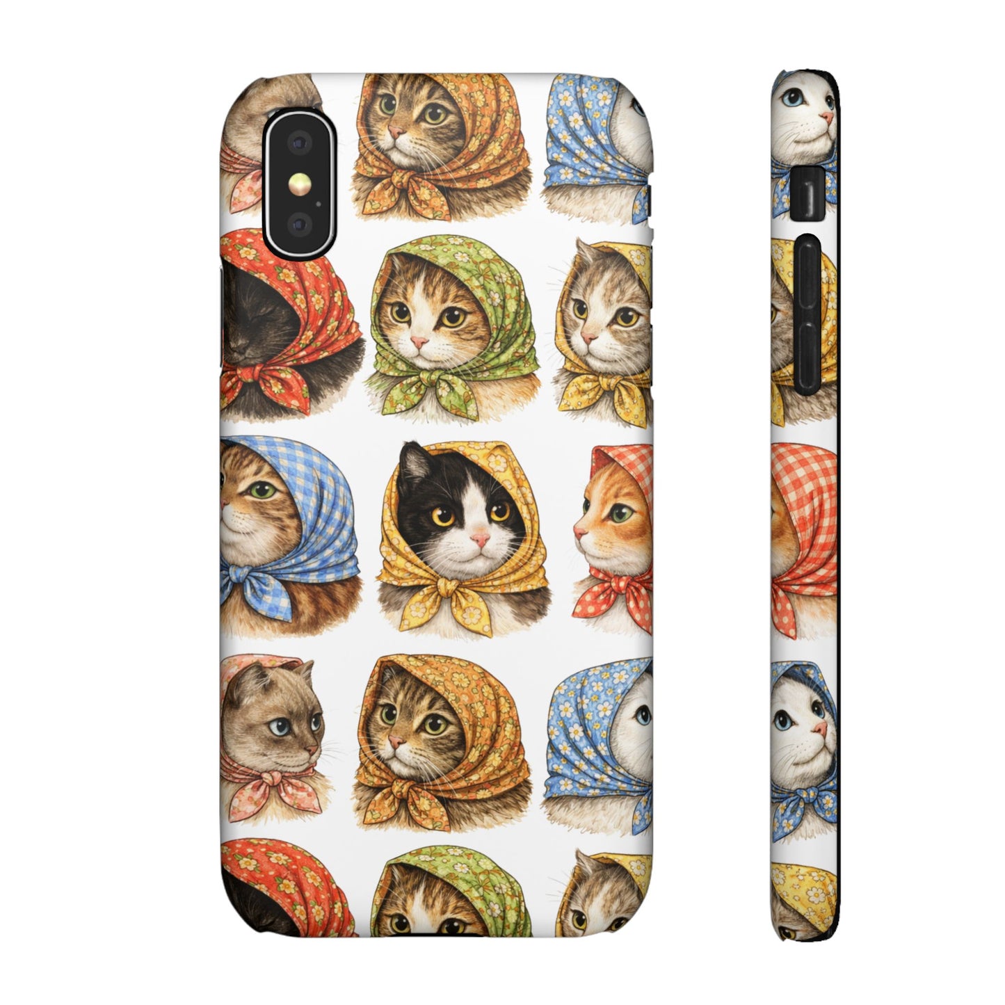 Babushka Cats Snap Phone Case