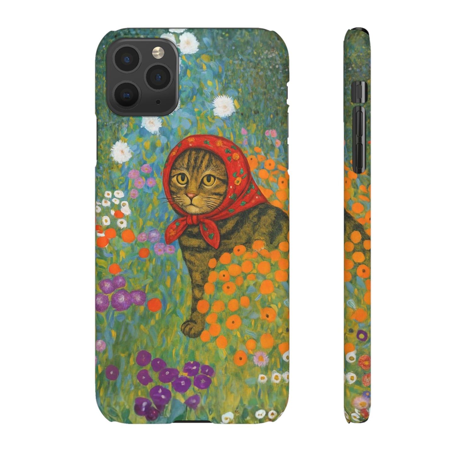 Babushka Cat Gusav Klimt Snap Phone Case