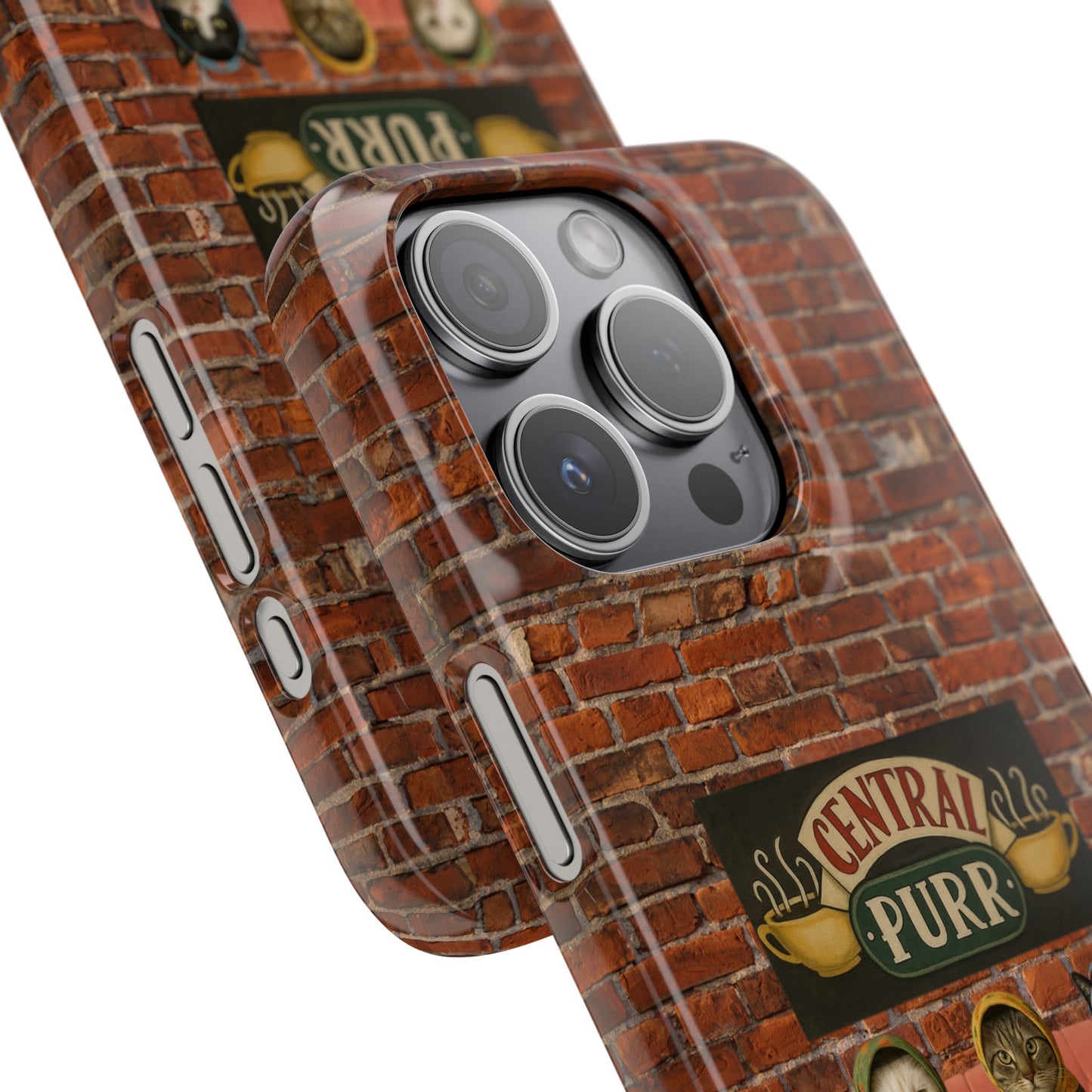 Babushka Cat Coffee Shop Snap Phone Case