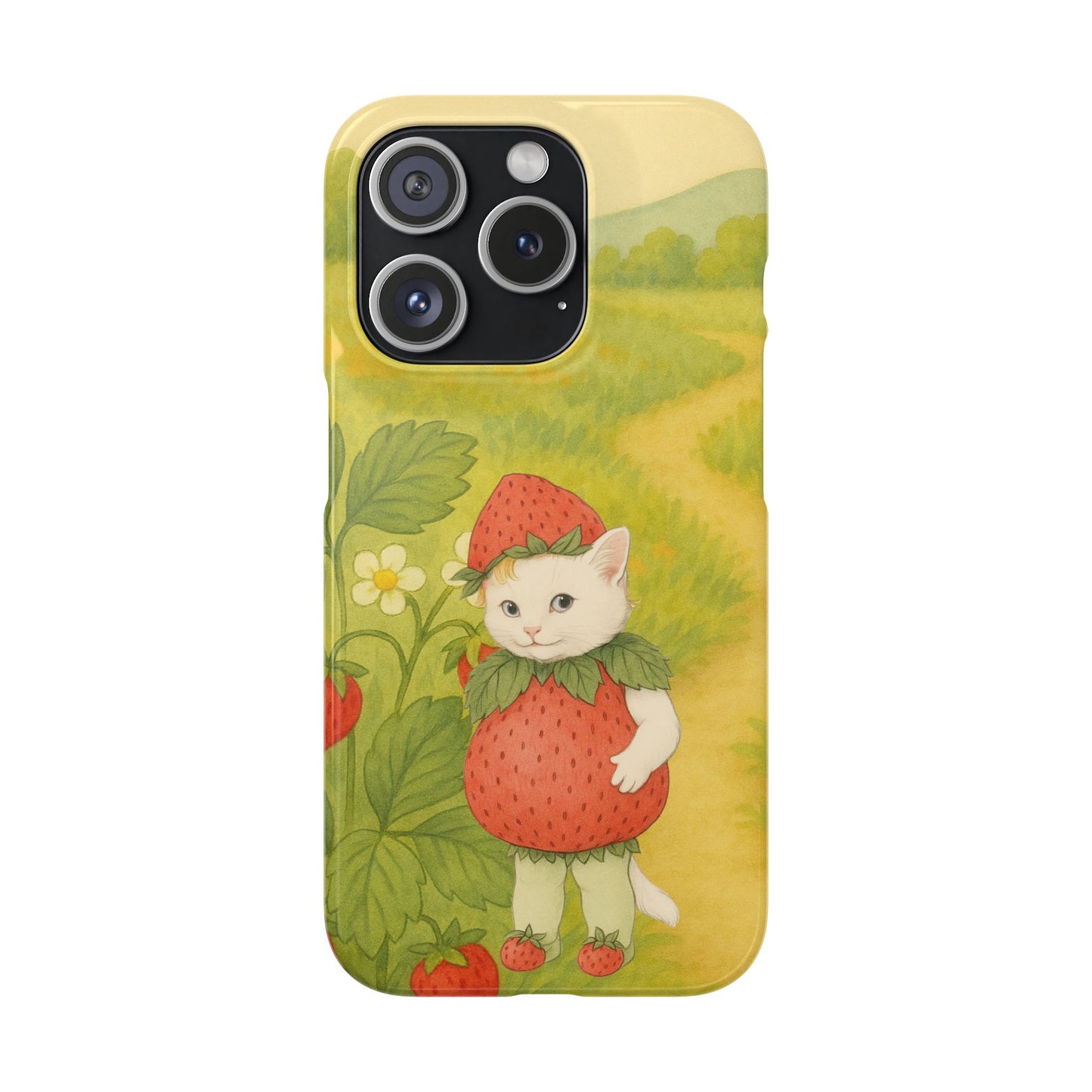 Strawberry Cat x Mother Earth's Children Snap Phone Case