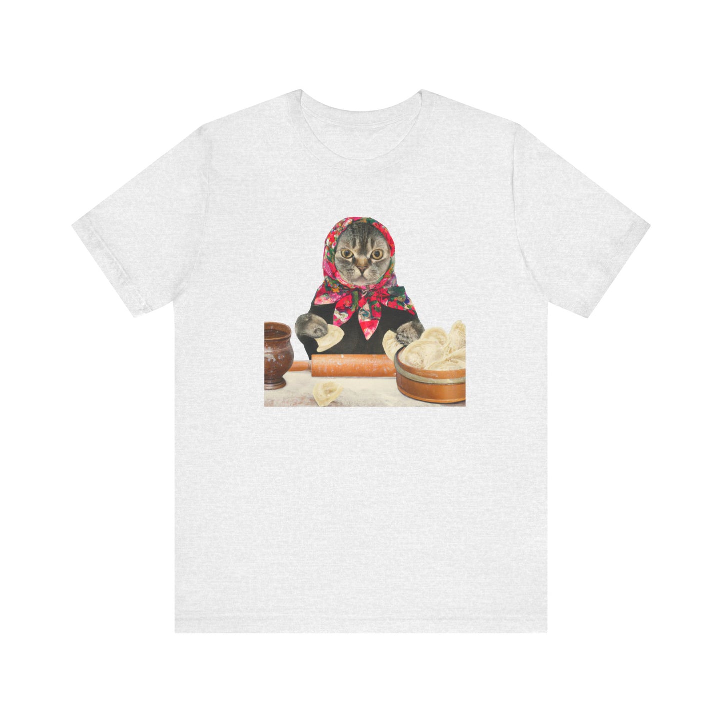 Babushka Makes Pierogi T-Shirt (Unisex)