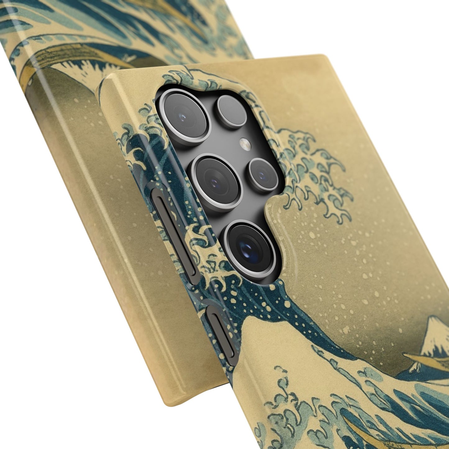 Babushka Cat x  The Great Wave Off Kanagawa Snap Phone Case