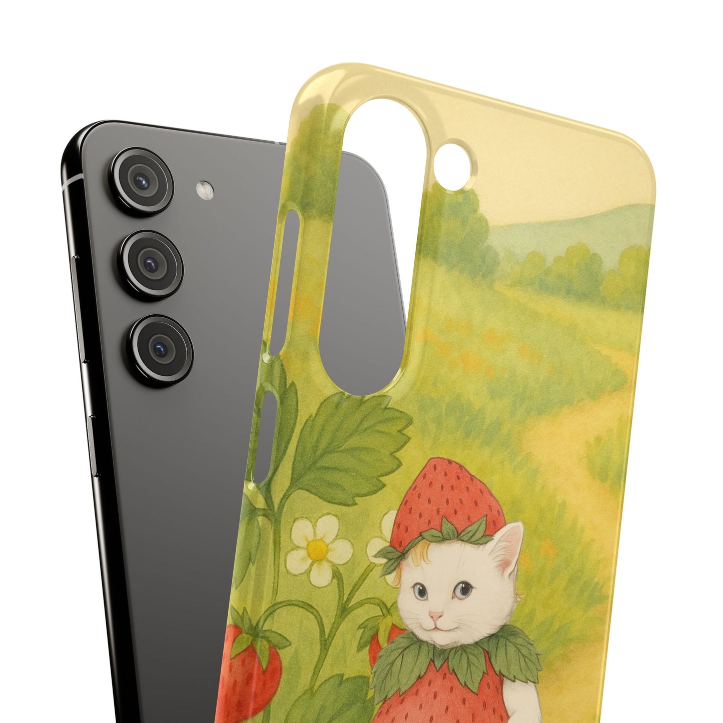 Strawberry Cat x Mother Earth's Children Snap Phone Case