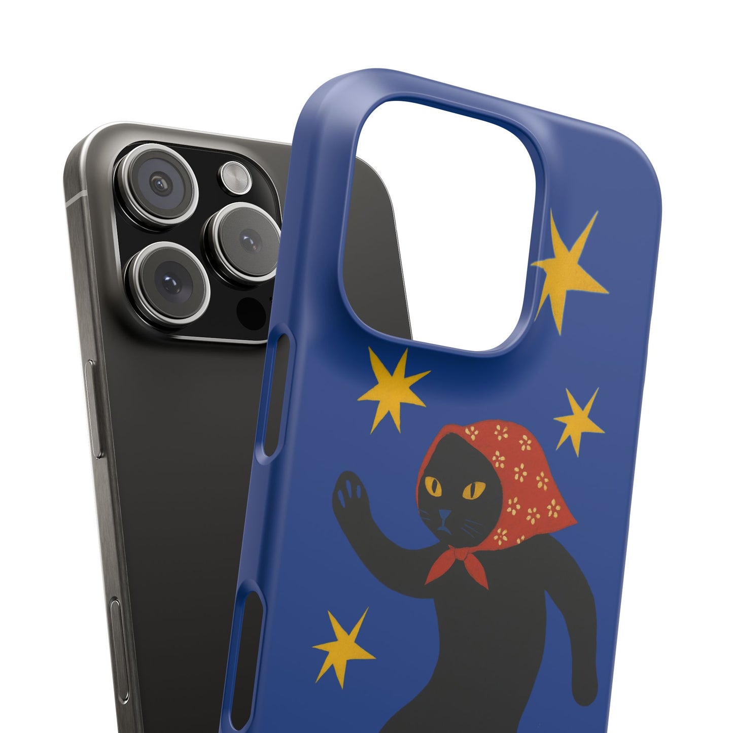 Babushka Cat x Matisse Style Snap Phone Case