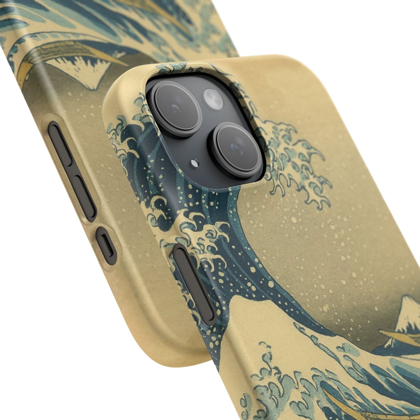 Babushka Cat x  The Great Wave Off Kanagawa Snap Phone Case