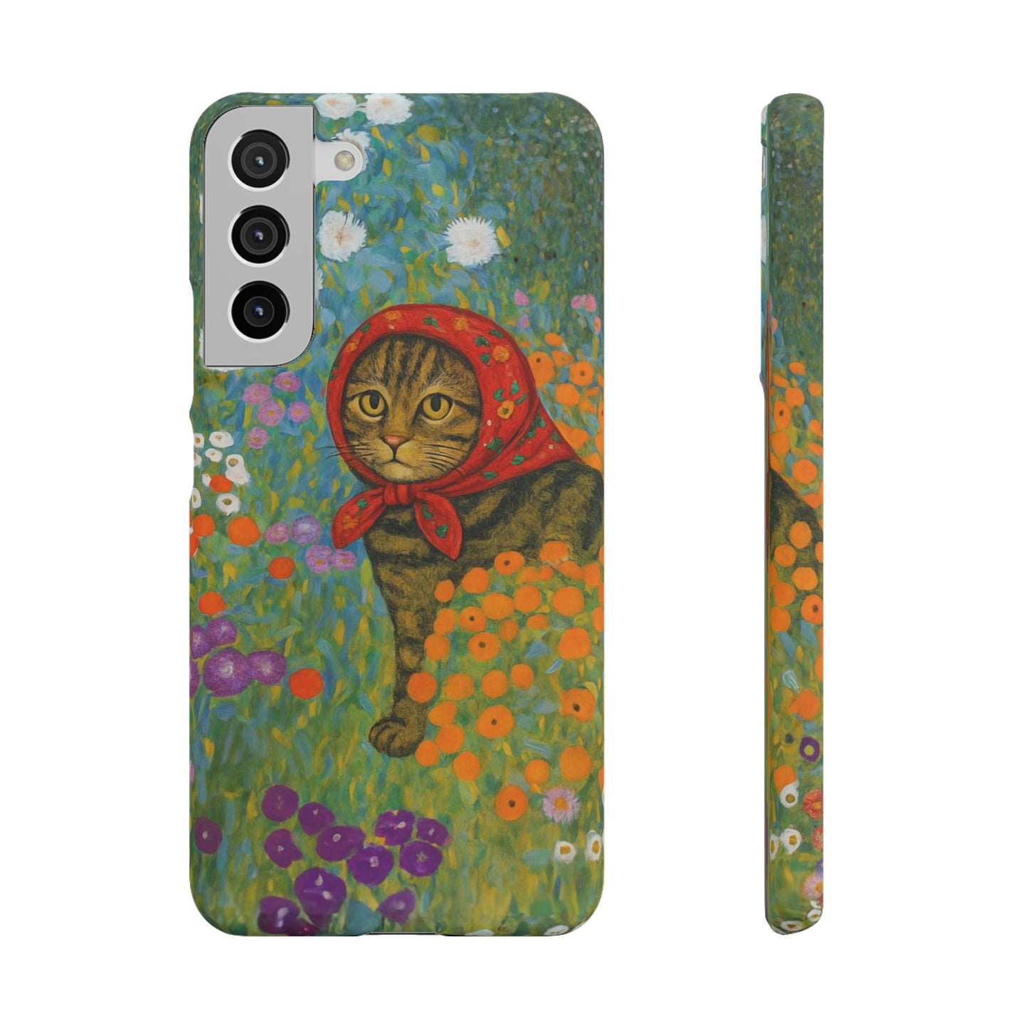 Babushka Cat Gusav Klimt Snap Phone Case