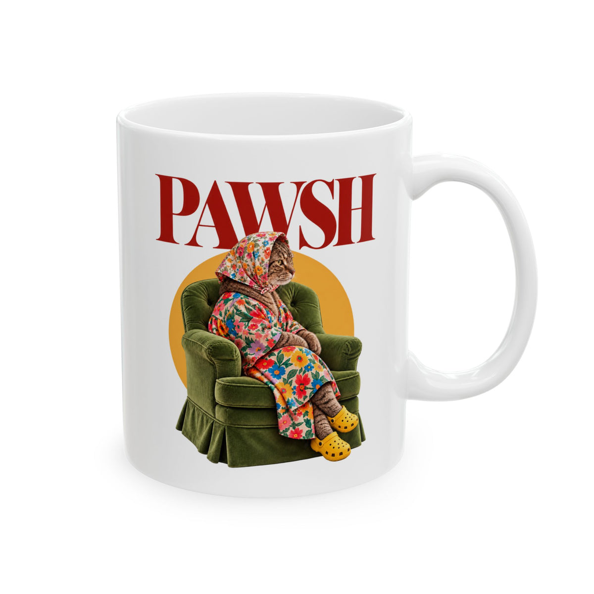 Babushka Cat Pawsh Icon Mug