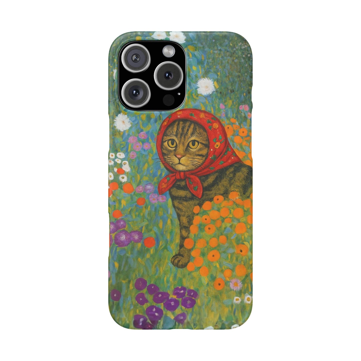 Babushka Cat Gusav Klimt Snap Phone Case