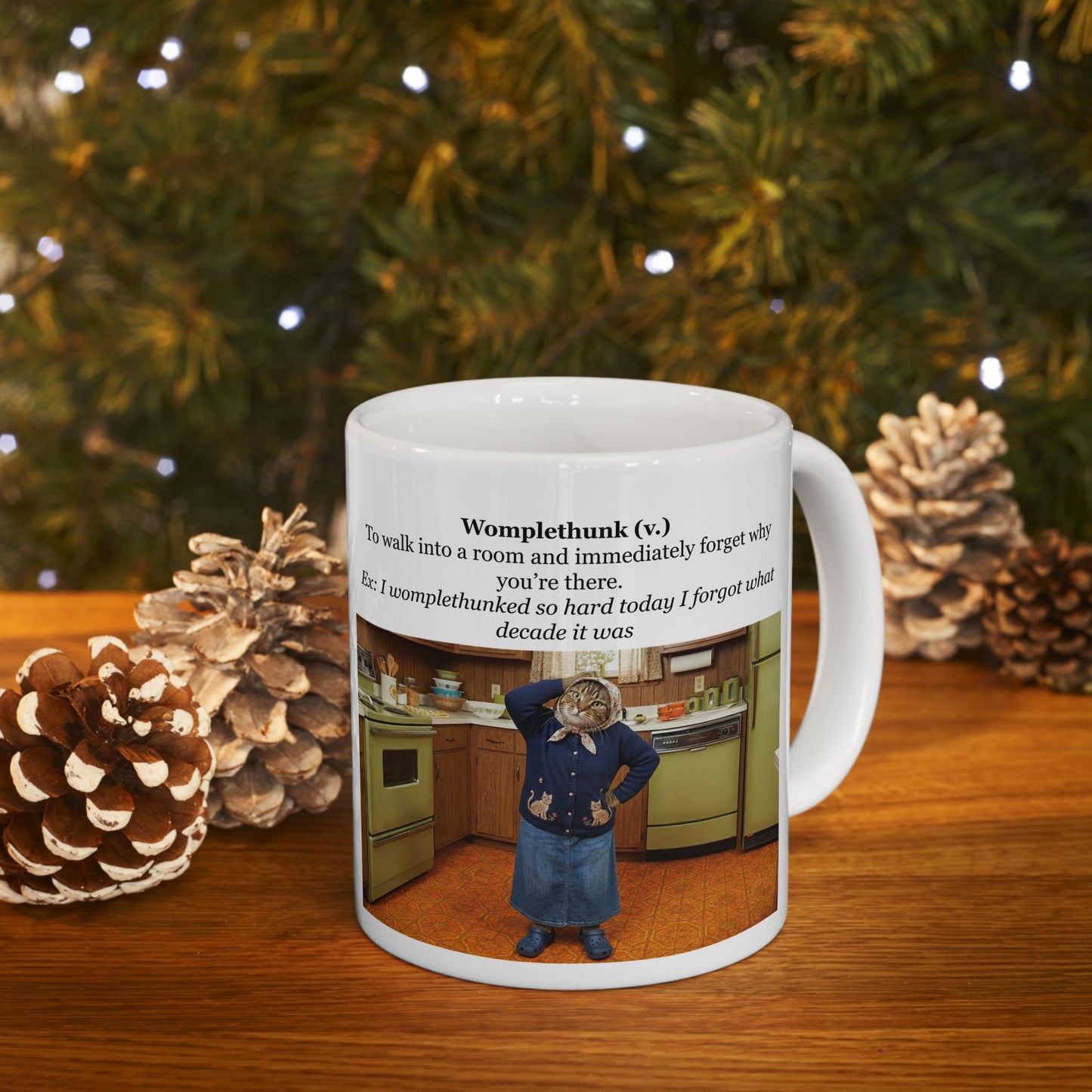 Babushka Cat Word of The Day- Wonklethump Ceramic Mug