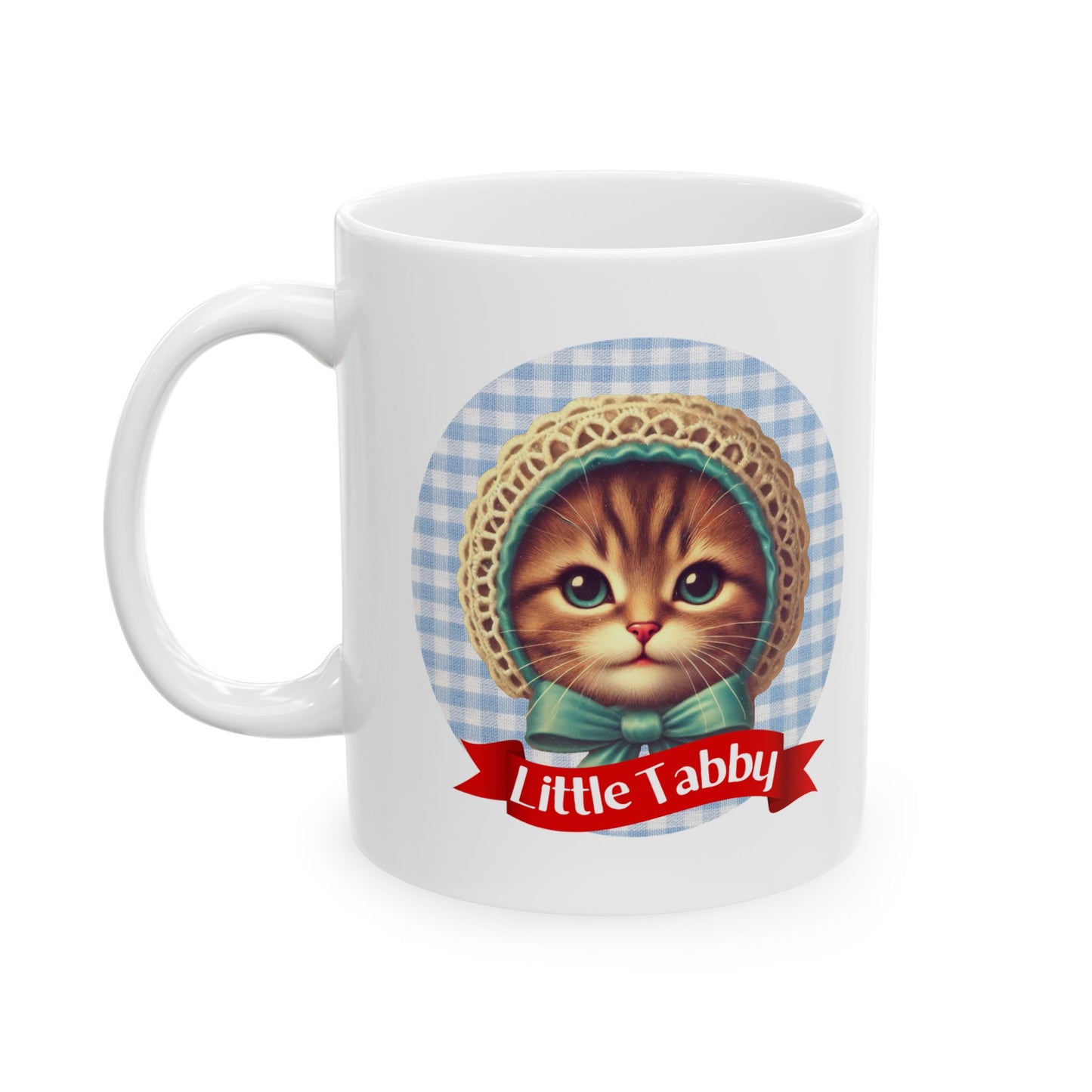 Tabby Cat, Little Tabby Parody Ceramic Mug, (11oz)