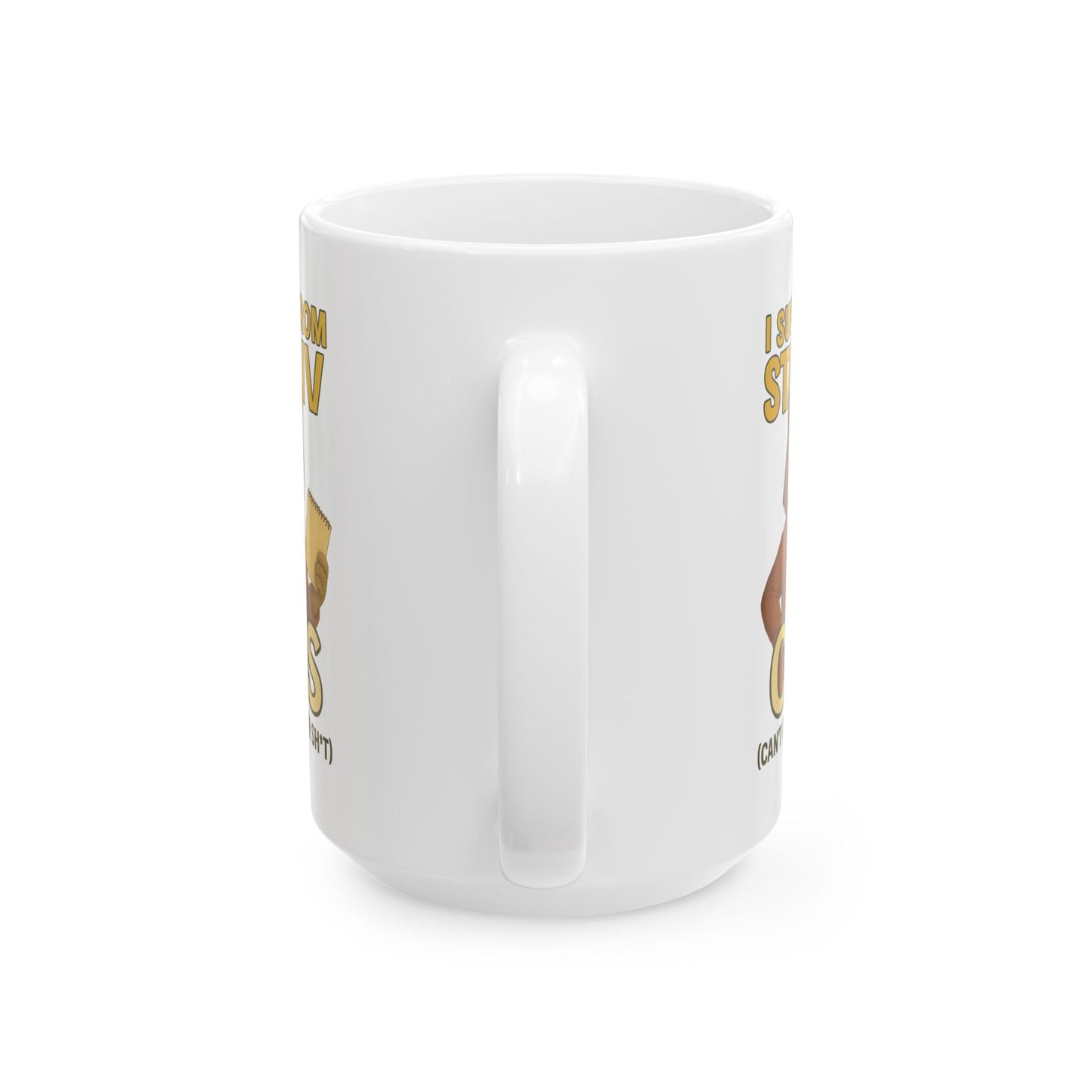 Babushka Cat Can't Remember Sh*t, Aging Humor Cat Mug.