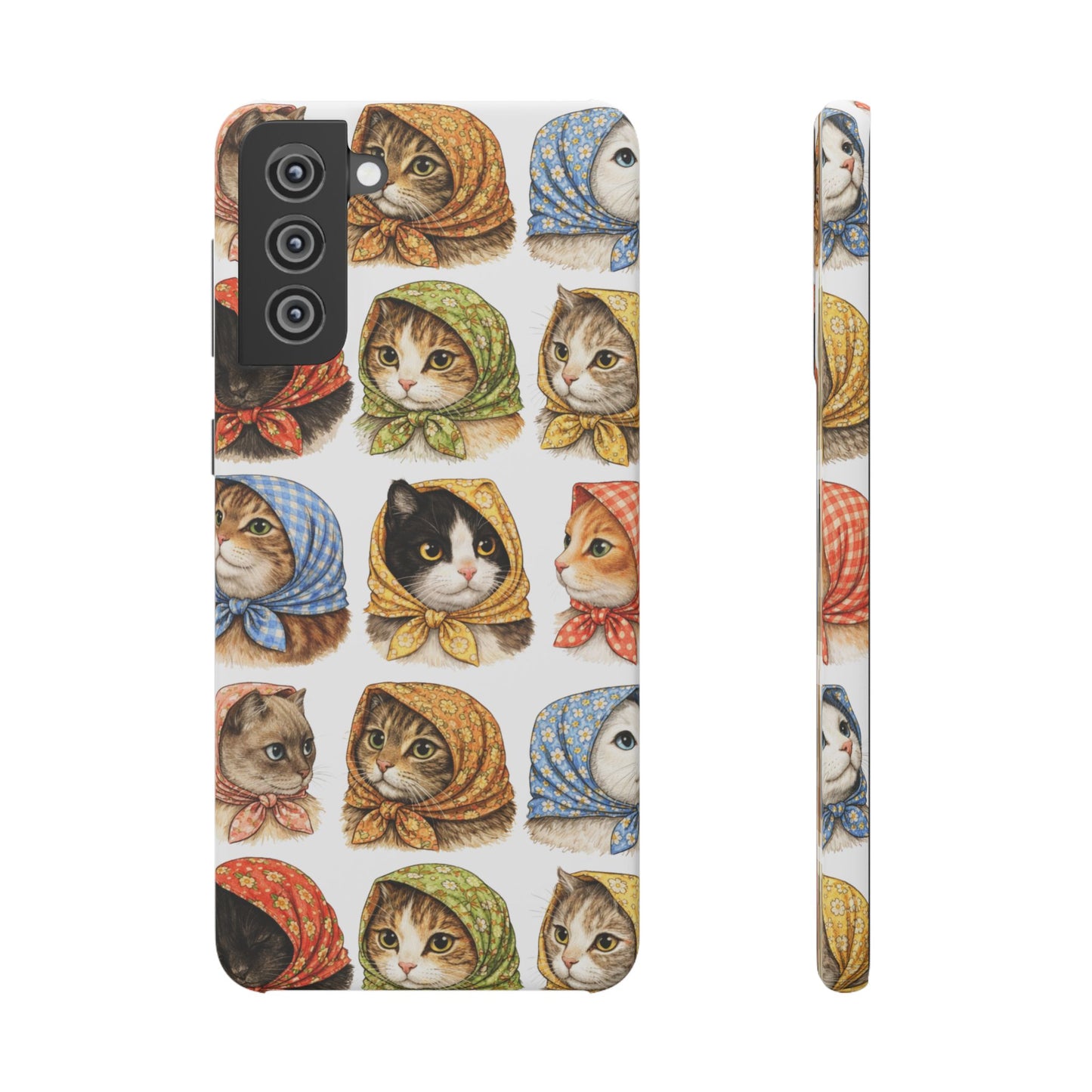 Babushka Cats Snap Phone Case