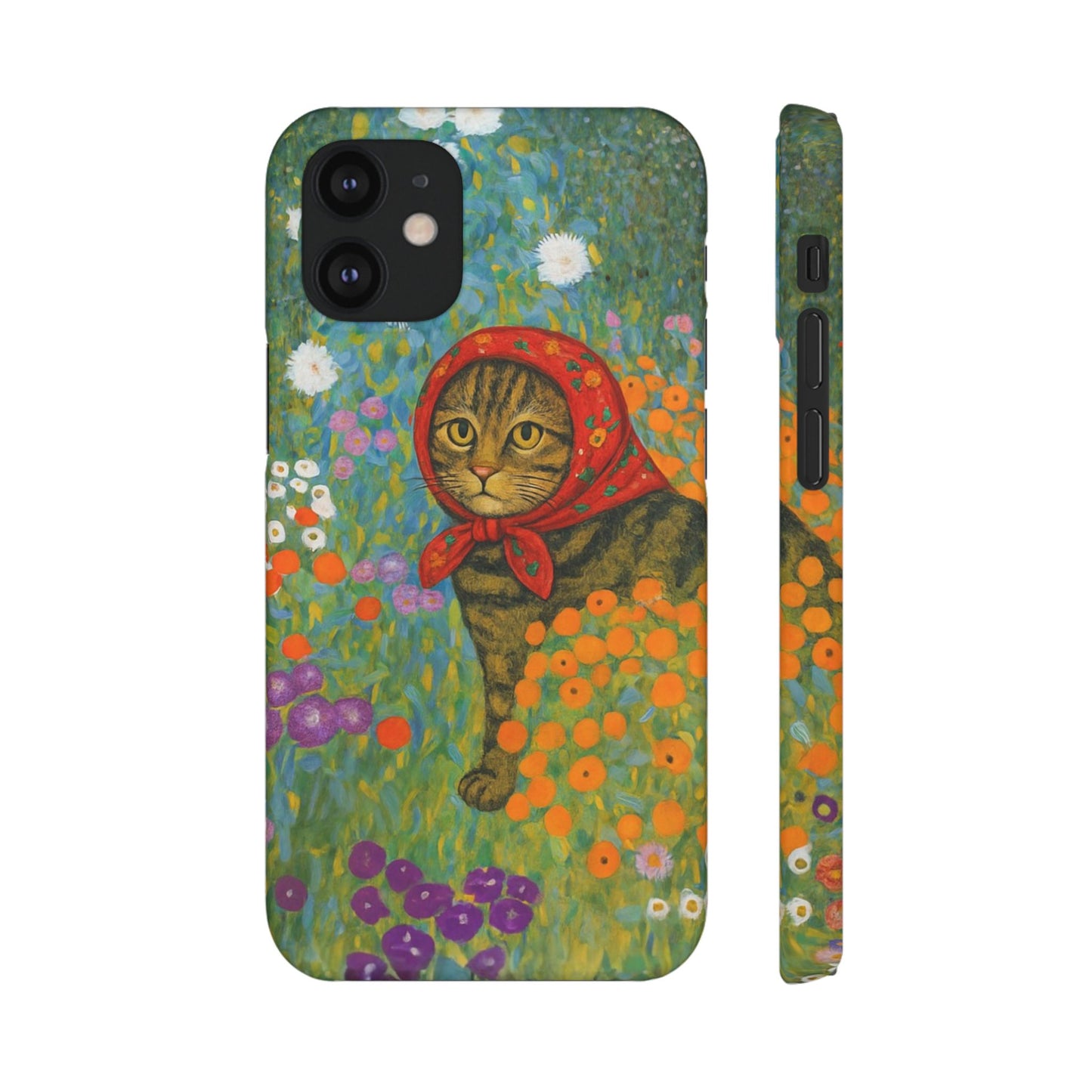 Babushka Cat Gusav Klimt Snap Phone Case