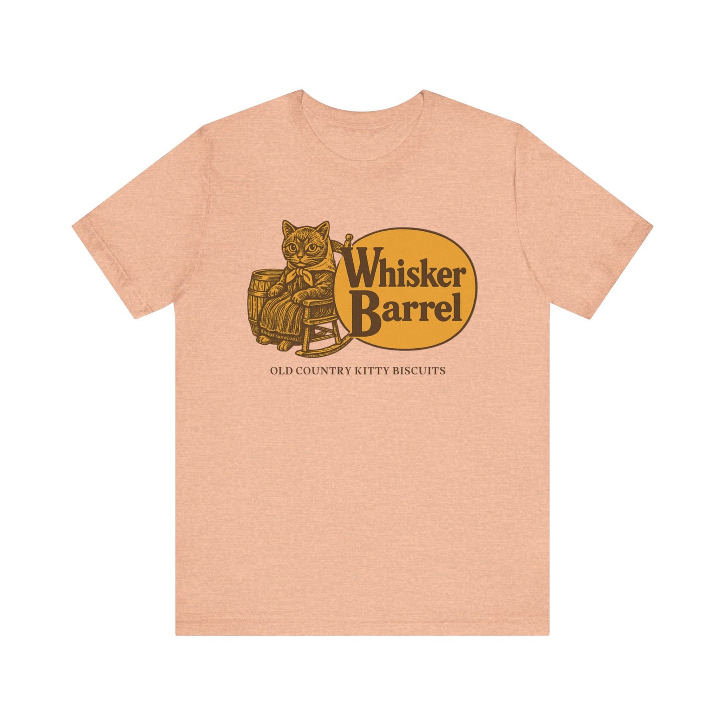 Graphic Tee - Babushka Cat Parody Whisker Barrel Logo Redesign