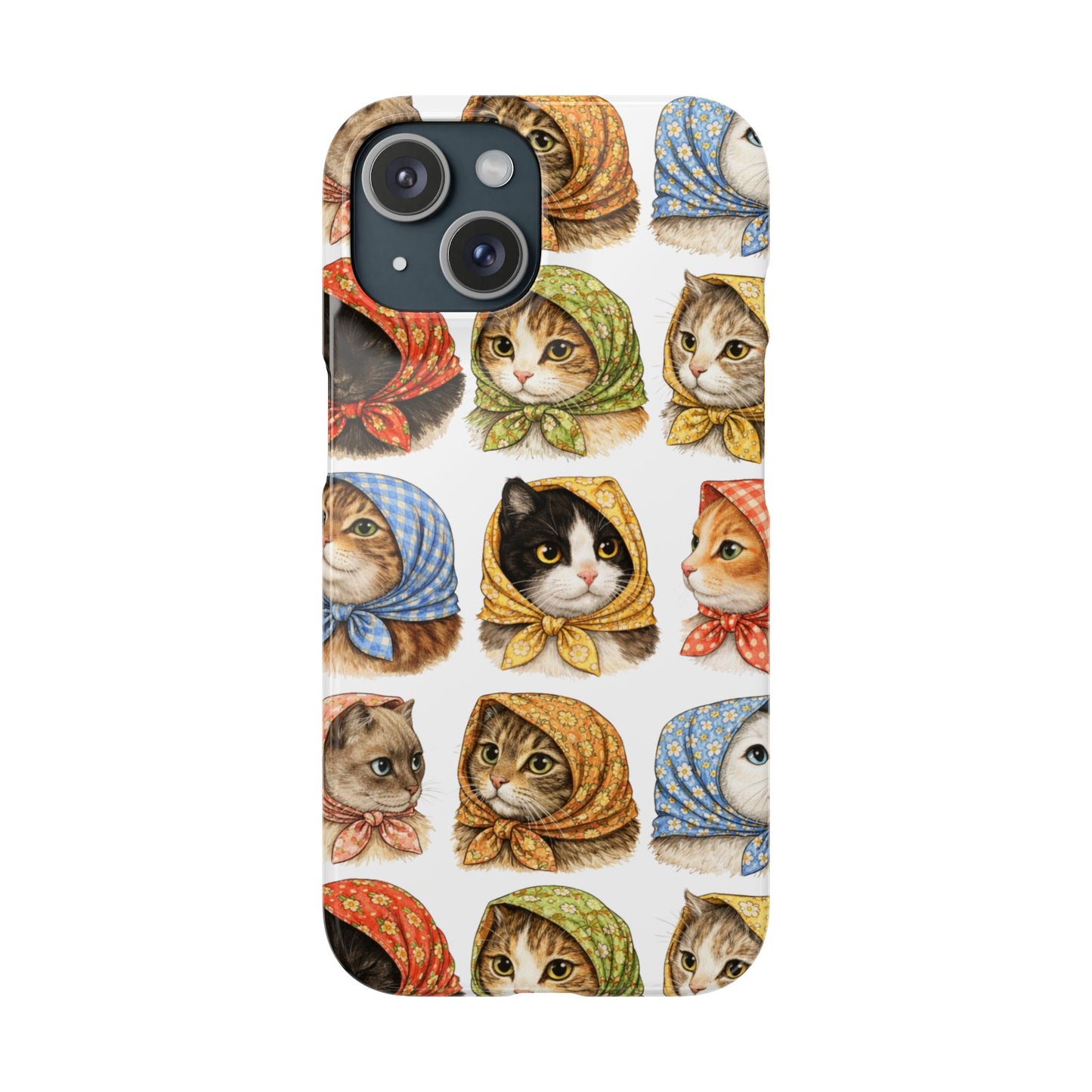 Babushka Cats Snap Phone Case