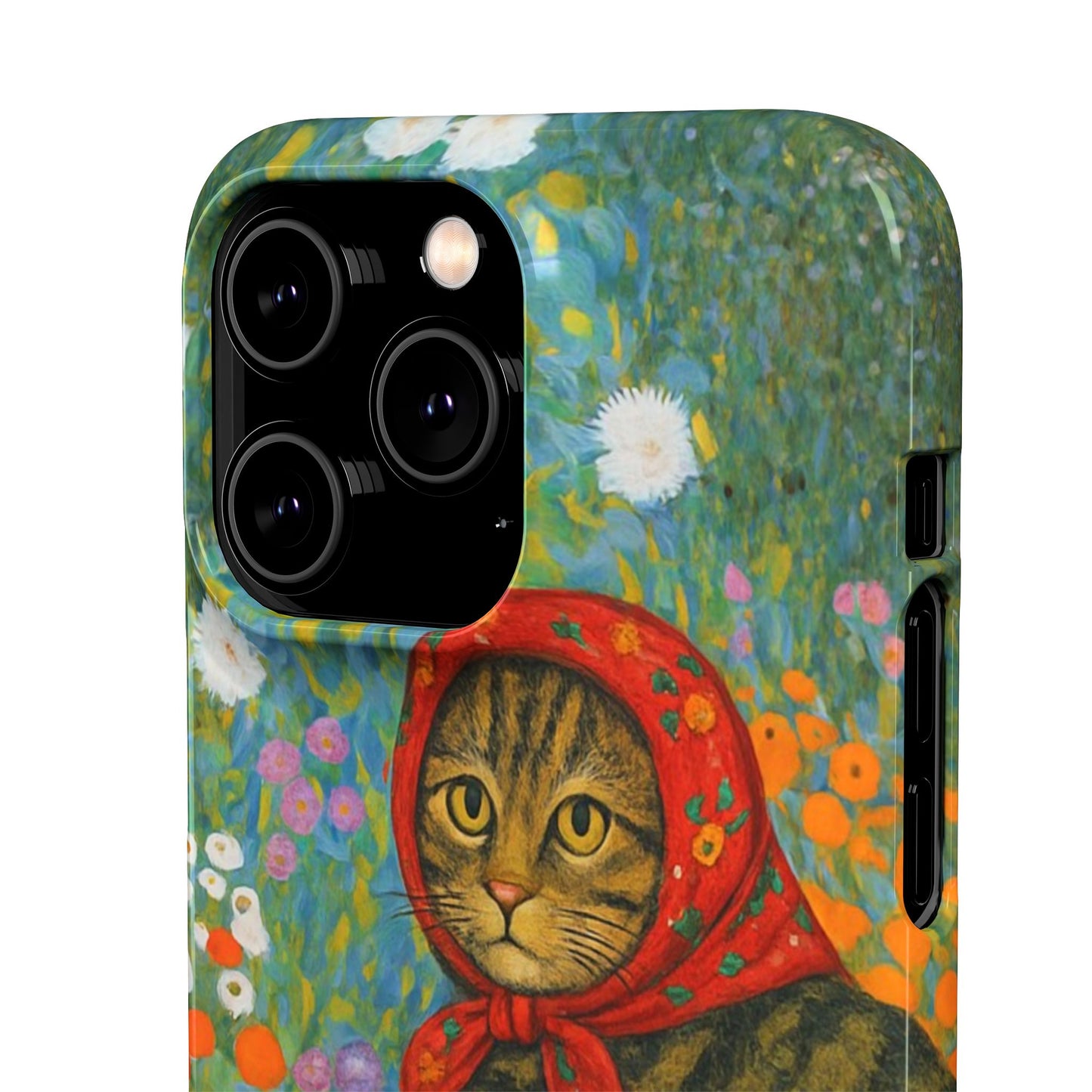 Babushka Cat Gusav Klimt Snap Phone Case