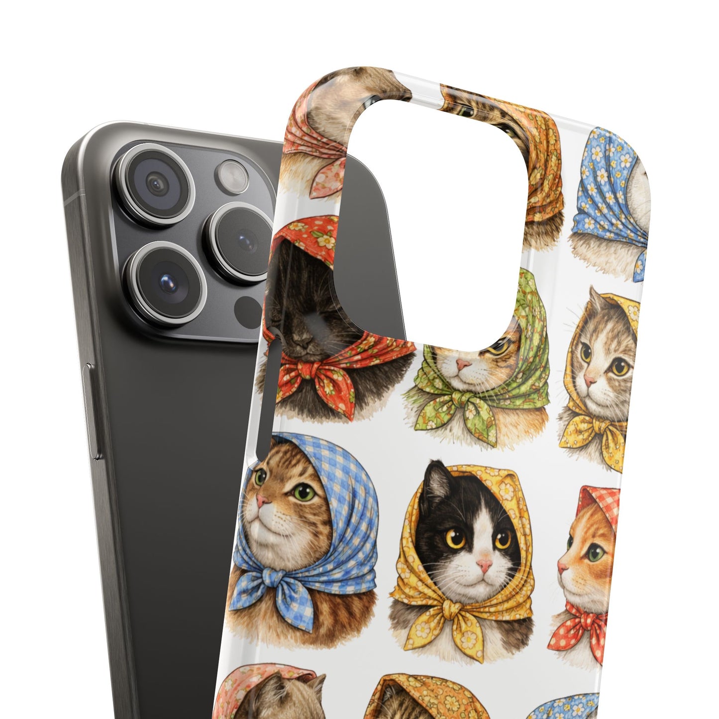 Babushka Cats Snap Phone Case