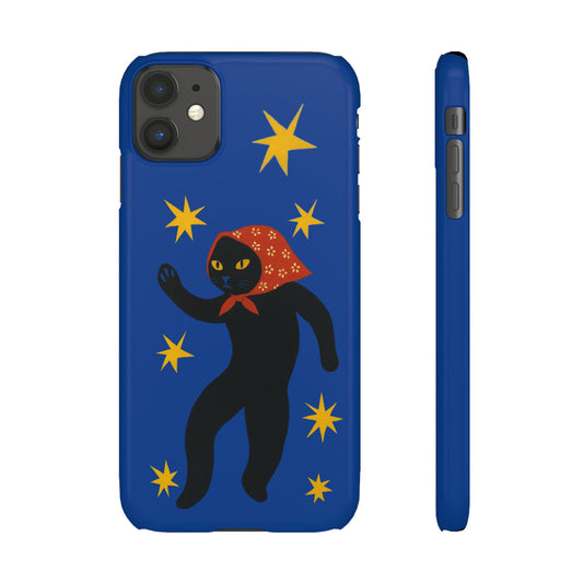 Babushka Cat x Matisse Style Snap Phone Case